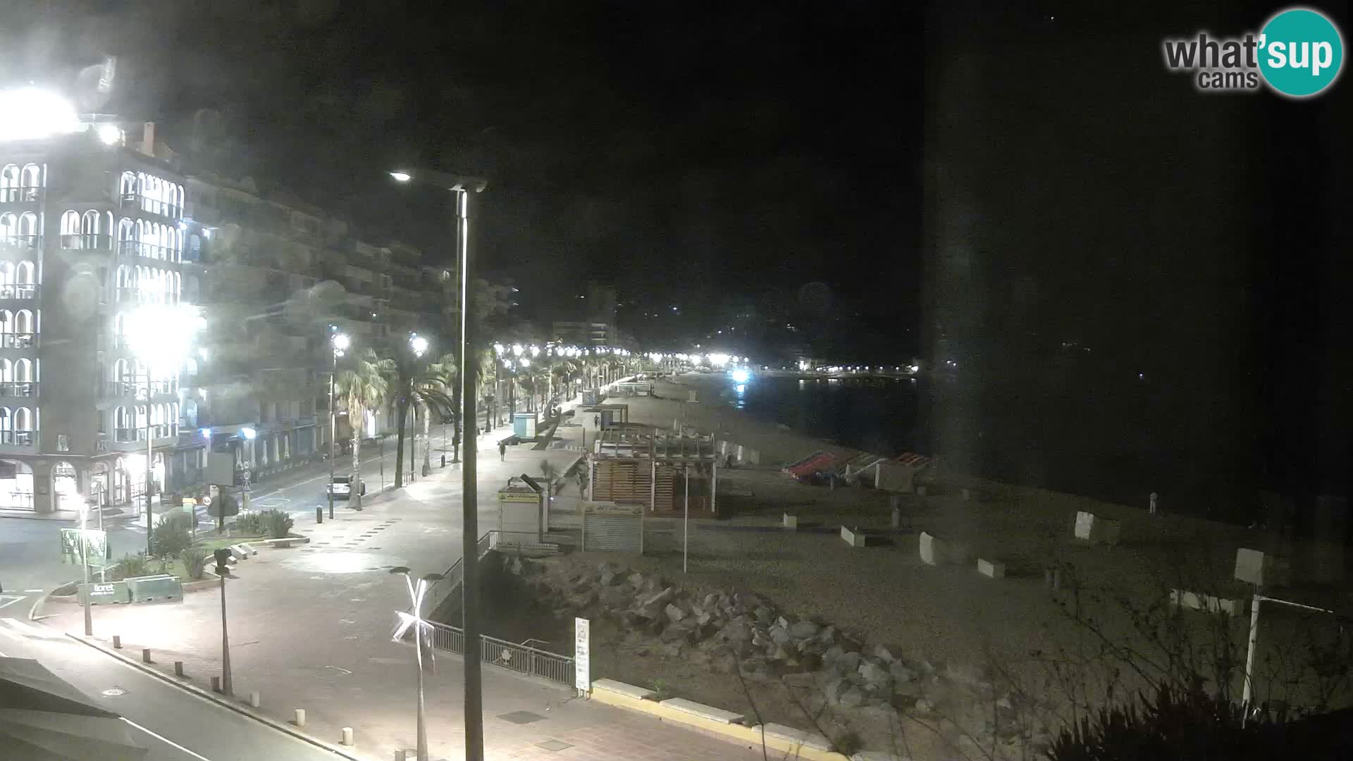 Webcam Lloret de Mar – the main beach – – Costa Brava – Spain