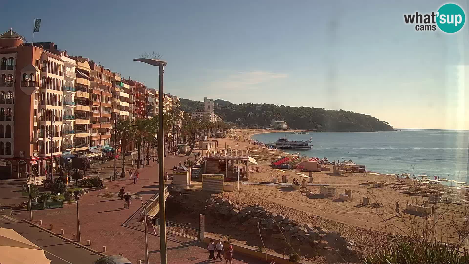 Webcam Lloret de Mar – the main beach – – Costa Brava – Spain
