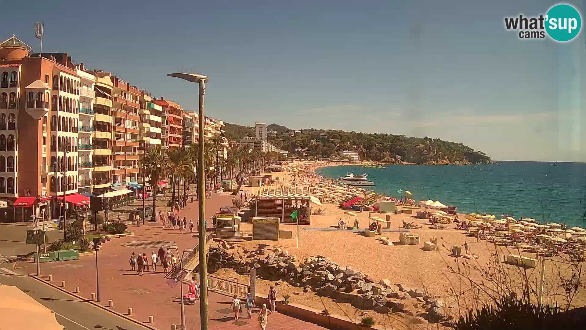 Webcam streaming Lloret de Mar – Plage