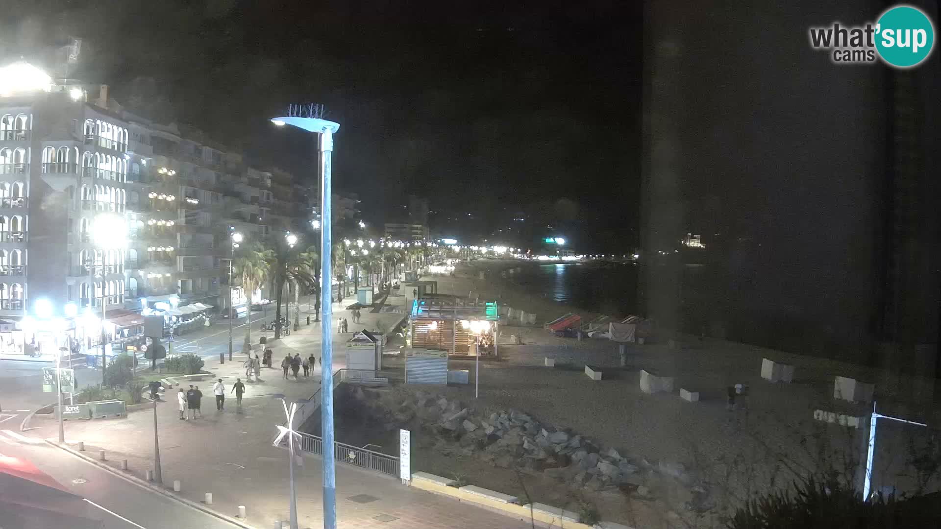 Webcam Lloret de Mar – the main beach – – Costa Brava – Spain