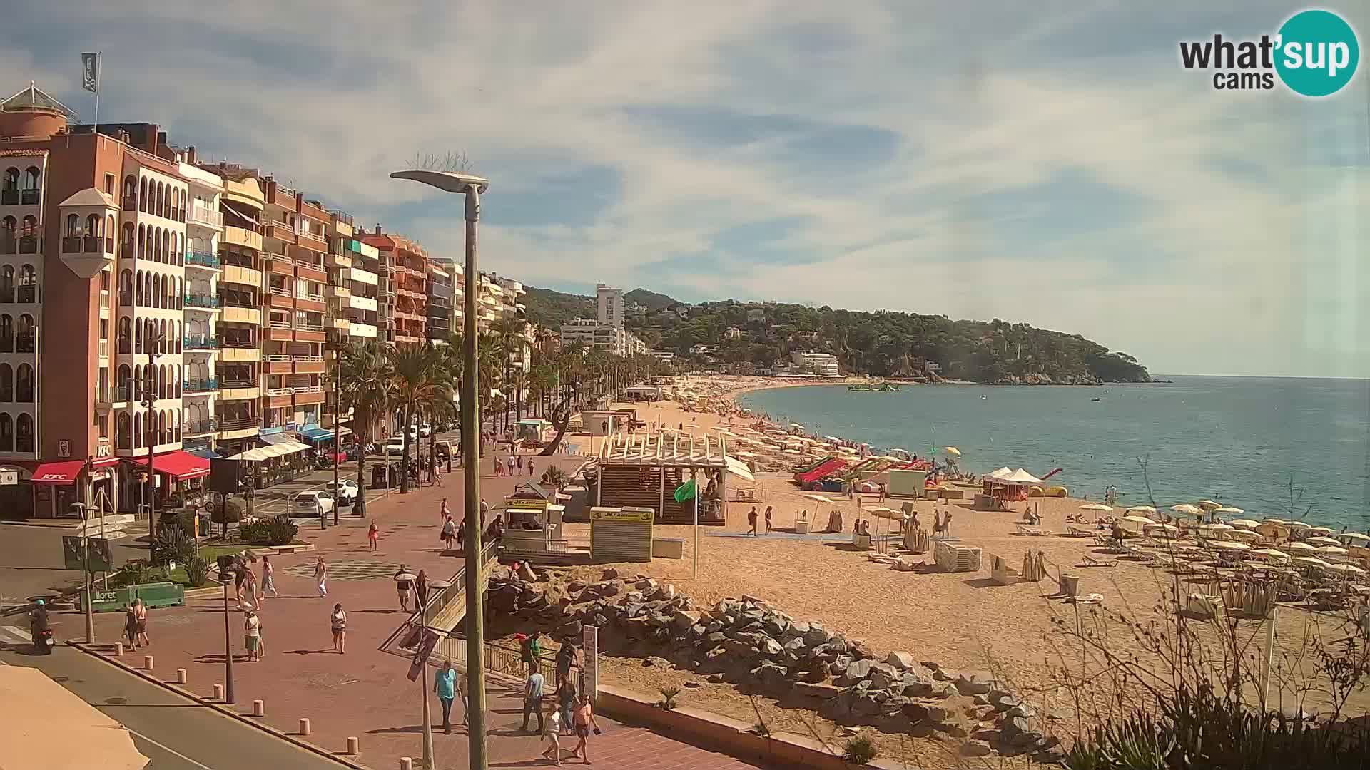 Webcam live Lloret de Mar – la spiaggia principale