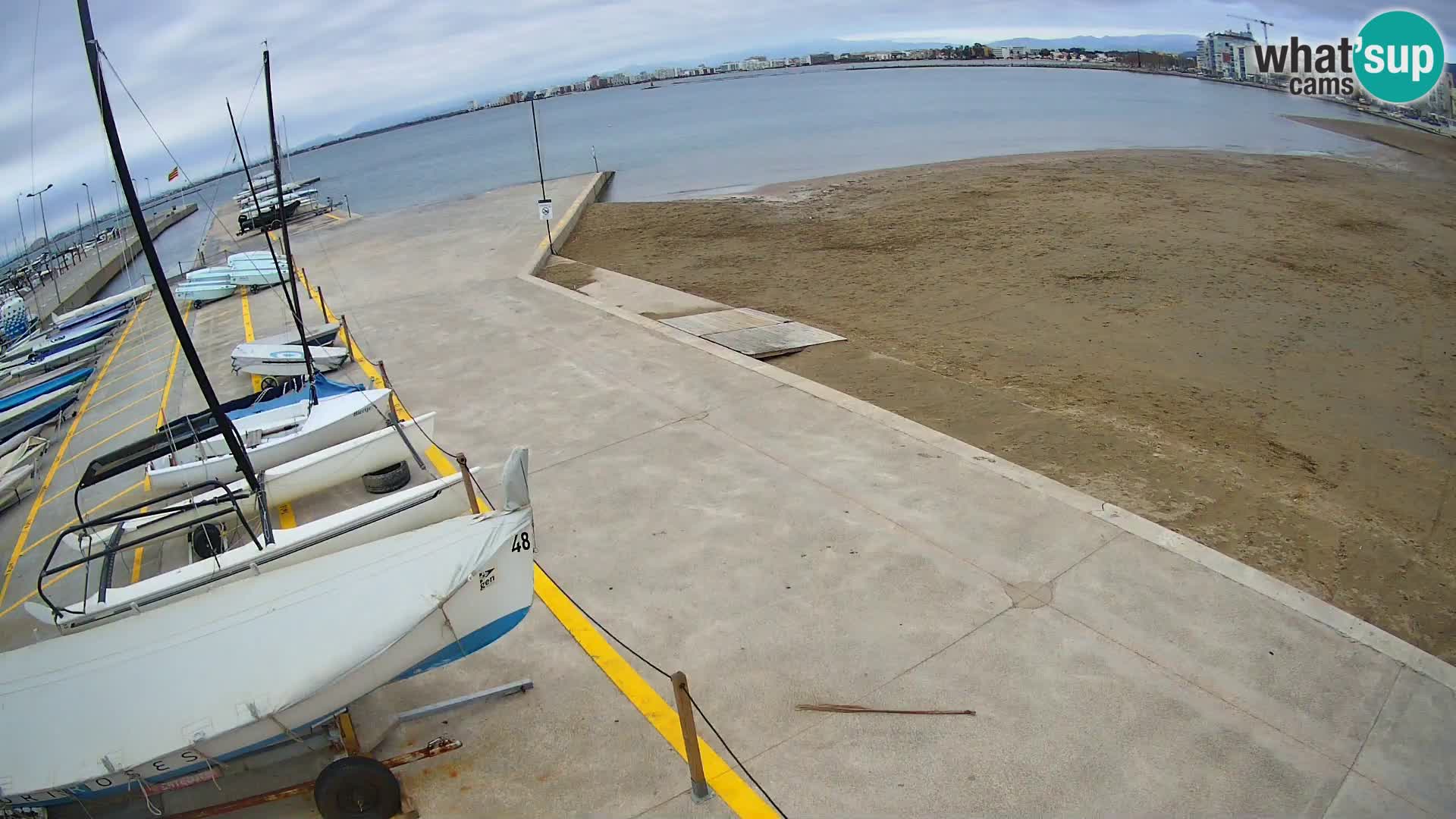 Kamera Roses marina – Costa Brava – plaža La Perola