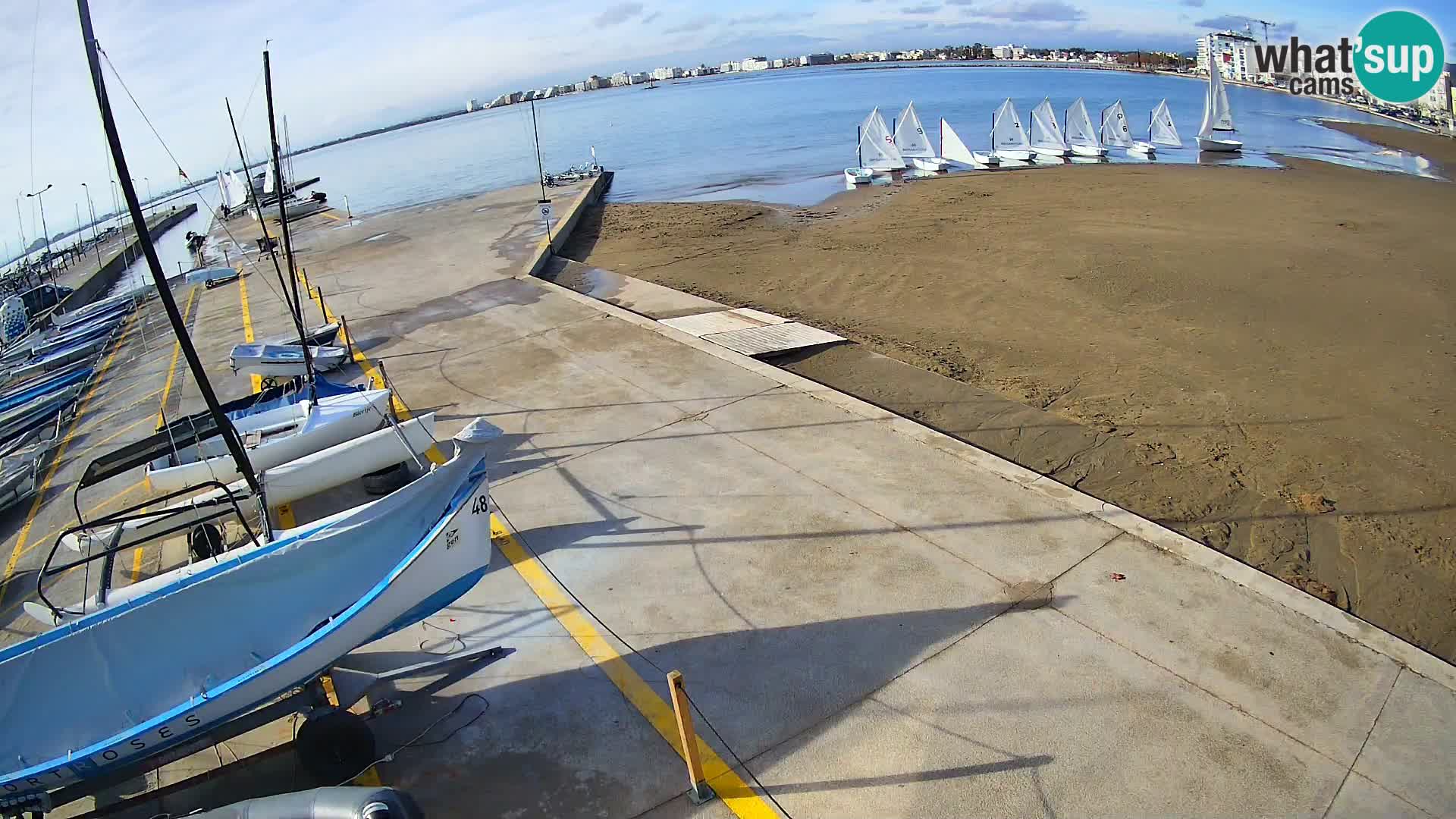 Webcam porto di Roses – Costa Brava – spiaggia La Perola