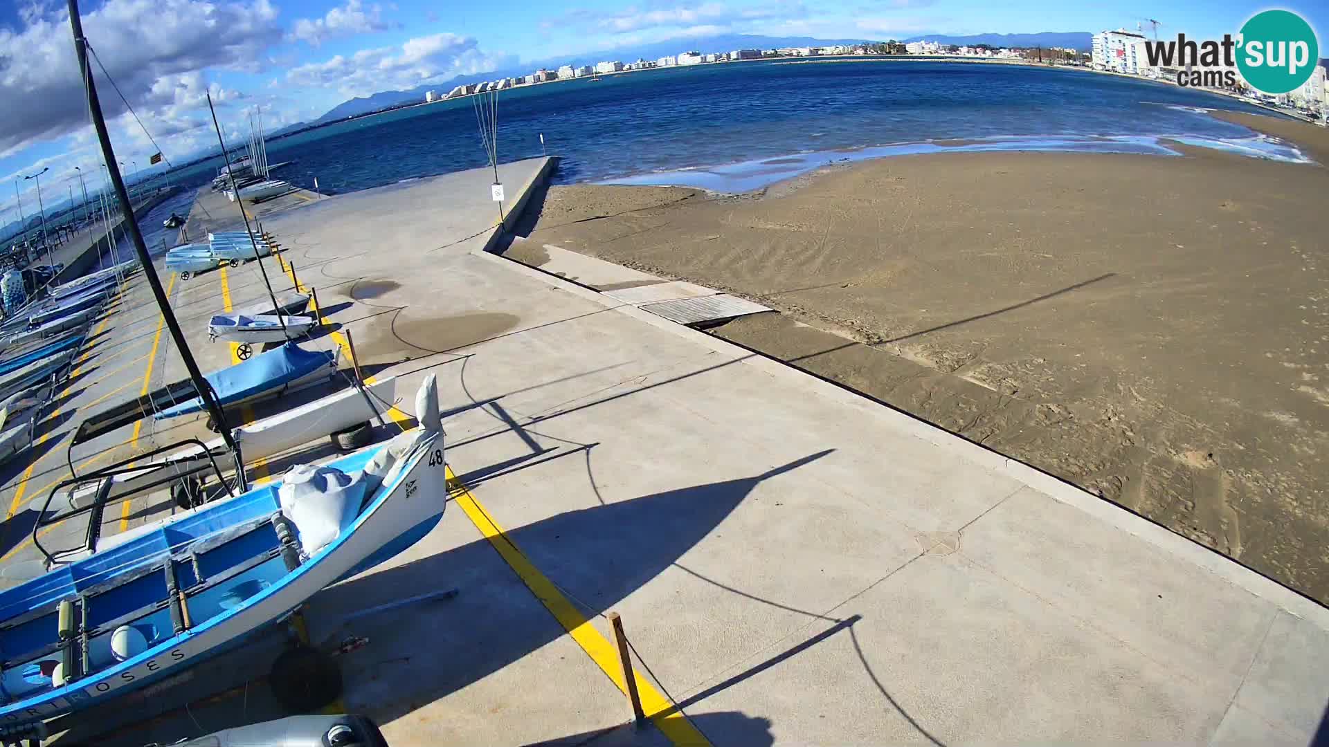 Webcam porto di Roses – Costa Brava – spiaggia La Perola