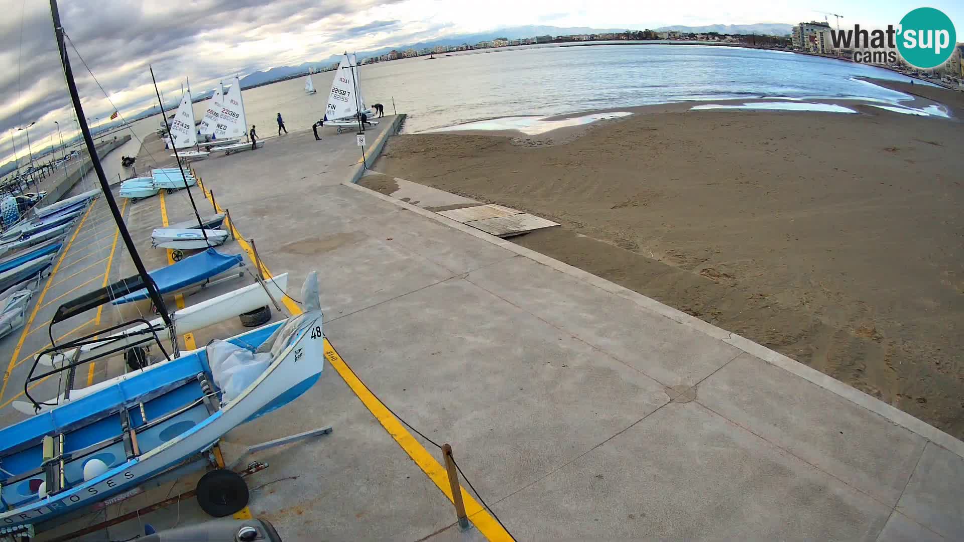 Webcam porto di Roses – Costa Brava – spiaggia La Perola