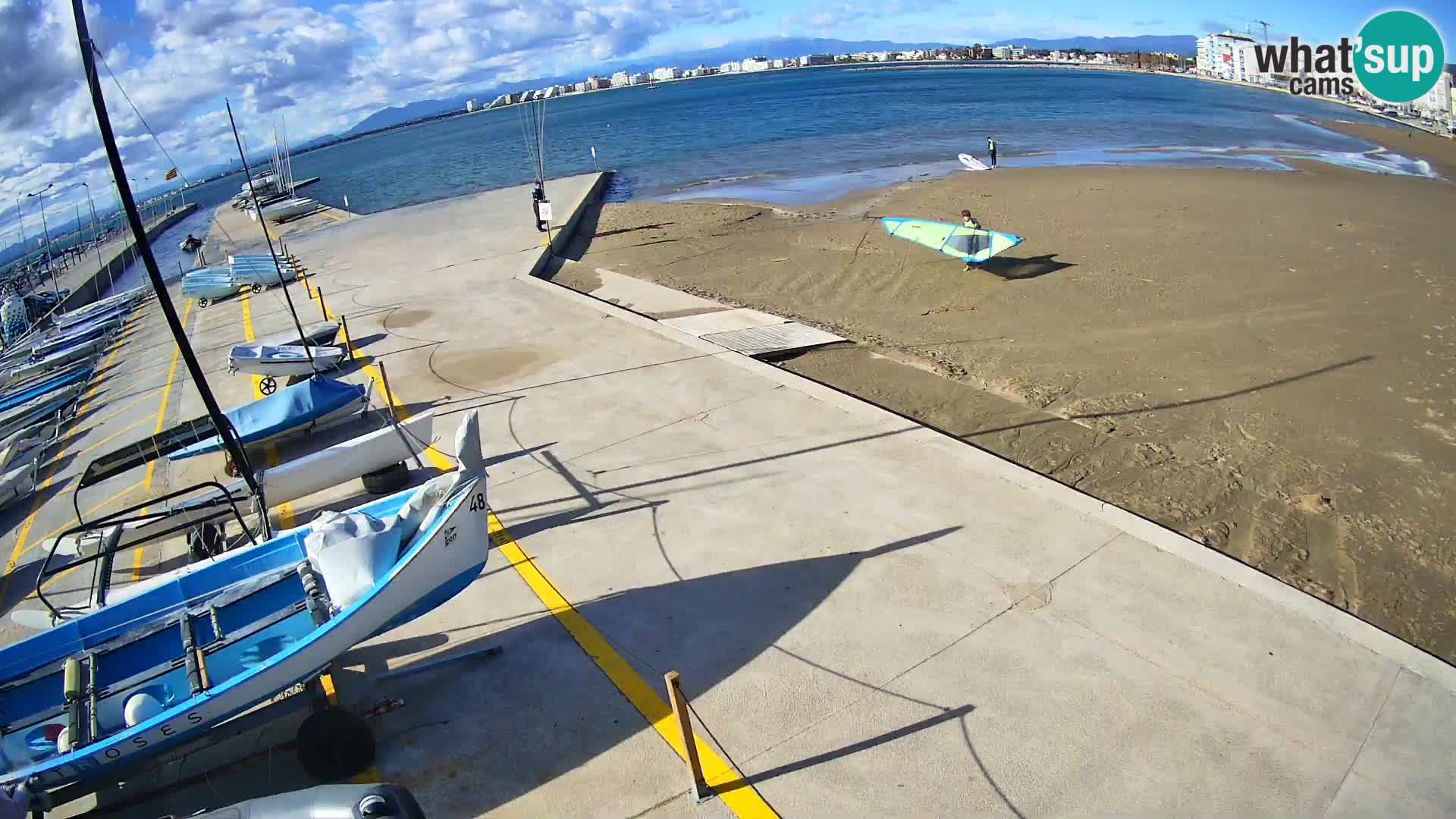 Webcam porto di Roses – Costa Brava – spiaggia La Perola