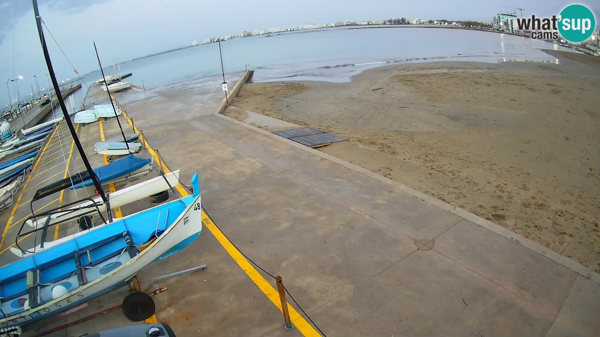 Webcam porto di Roses – Costa Brava – spiaggia La Perola