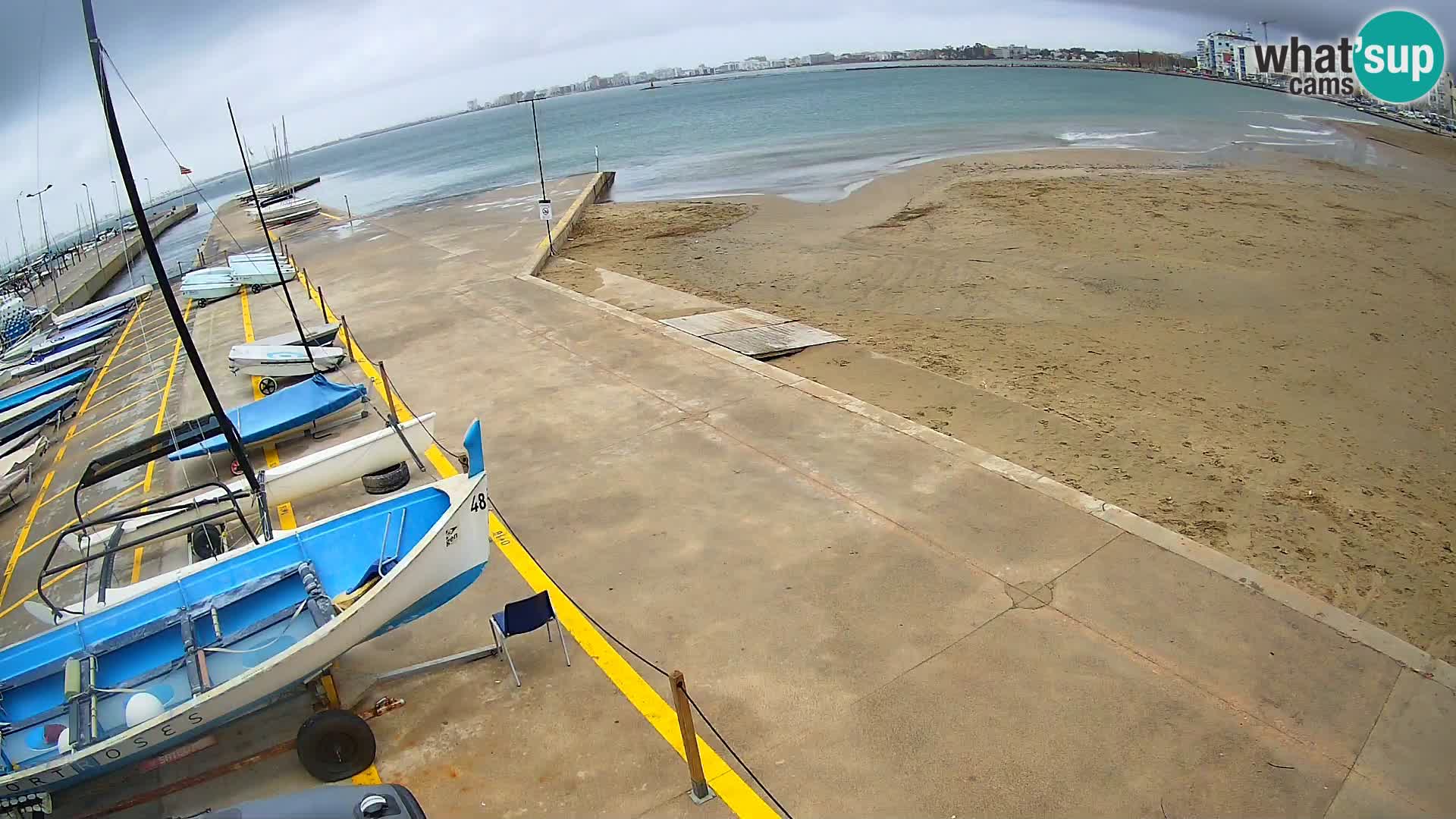 Webcam porto di Roses – Costa Brava – spiaggia La Perola