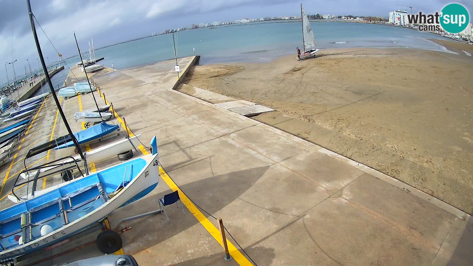 Webcam porto di Roses – Costa Brava – spiaggia La Perola