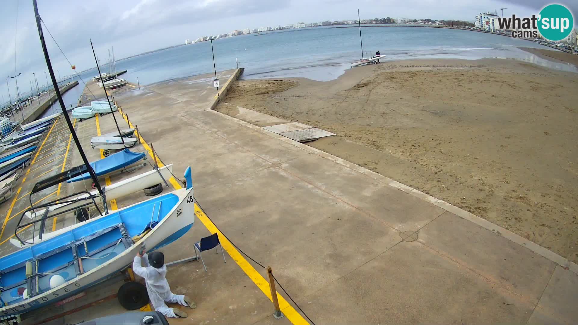 Webcam porto di Roses – Costa Brava – spiaggia La Perola