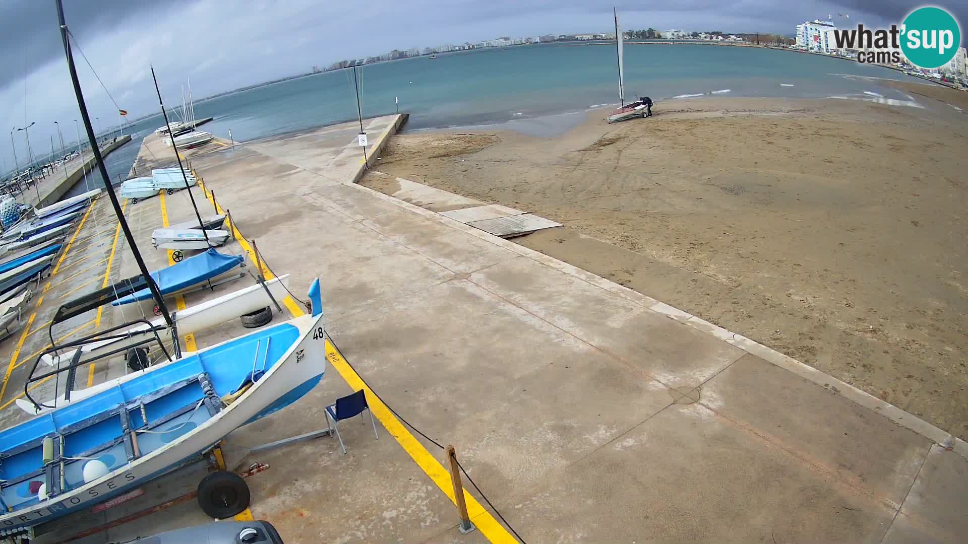 Webcam porto di Roses – Costa Brava – spiaggia La Perola