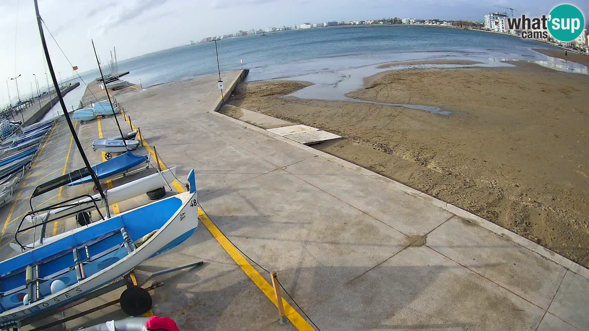 Webcam porto di Roses – Costa Brava – spiaggia La Perola