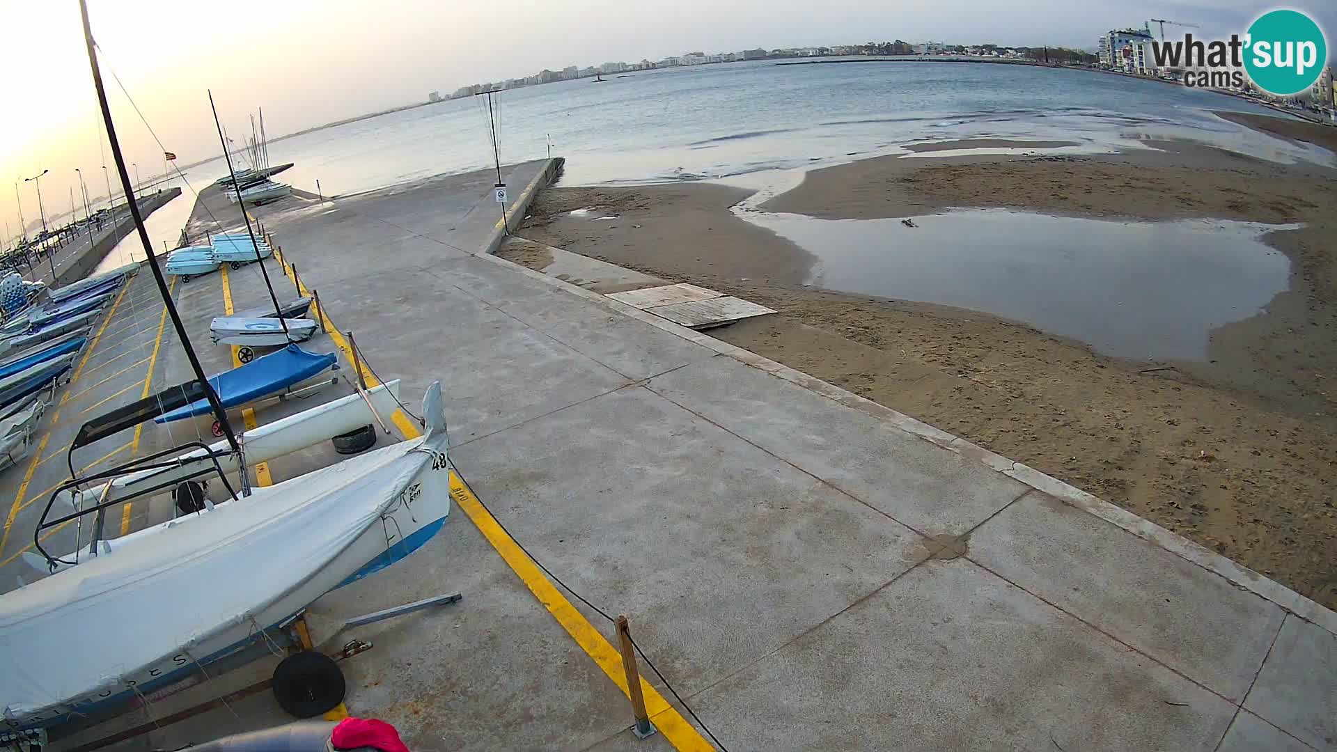 Webcam porto di Roses – Costa Brava – spiaggia La Perola