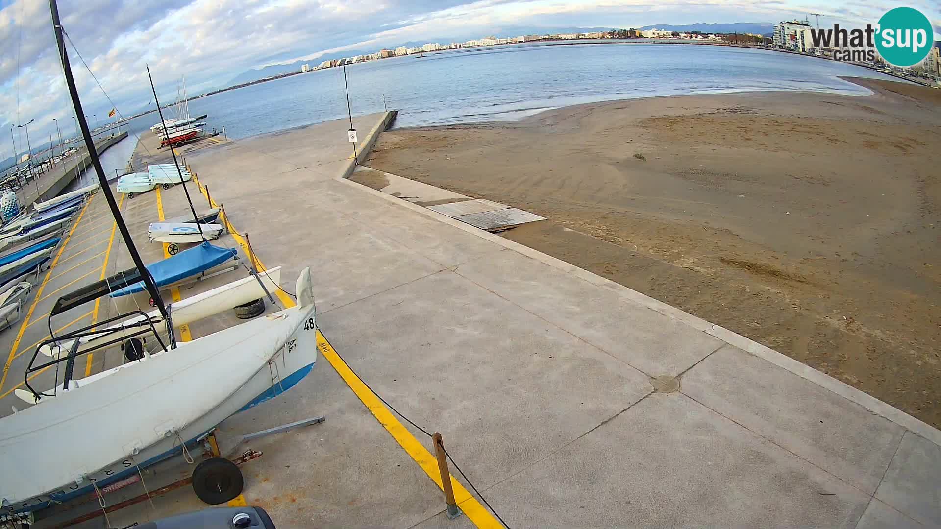 Webcam Hafen von Roses – Costa Brava – Strand La Perola