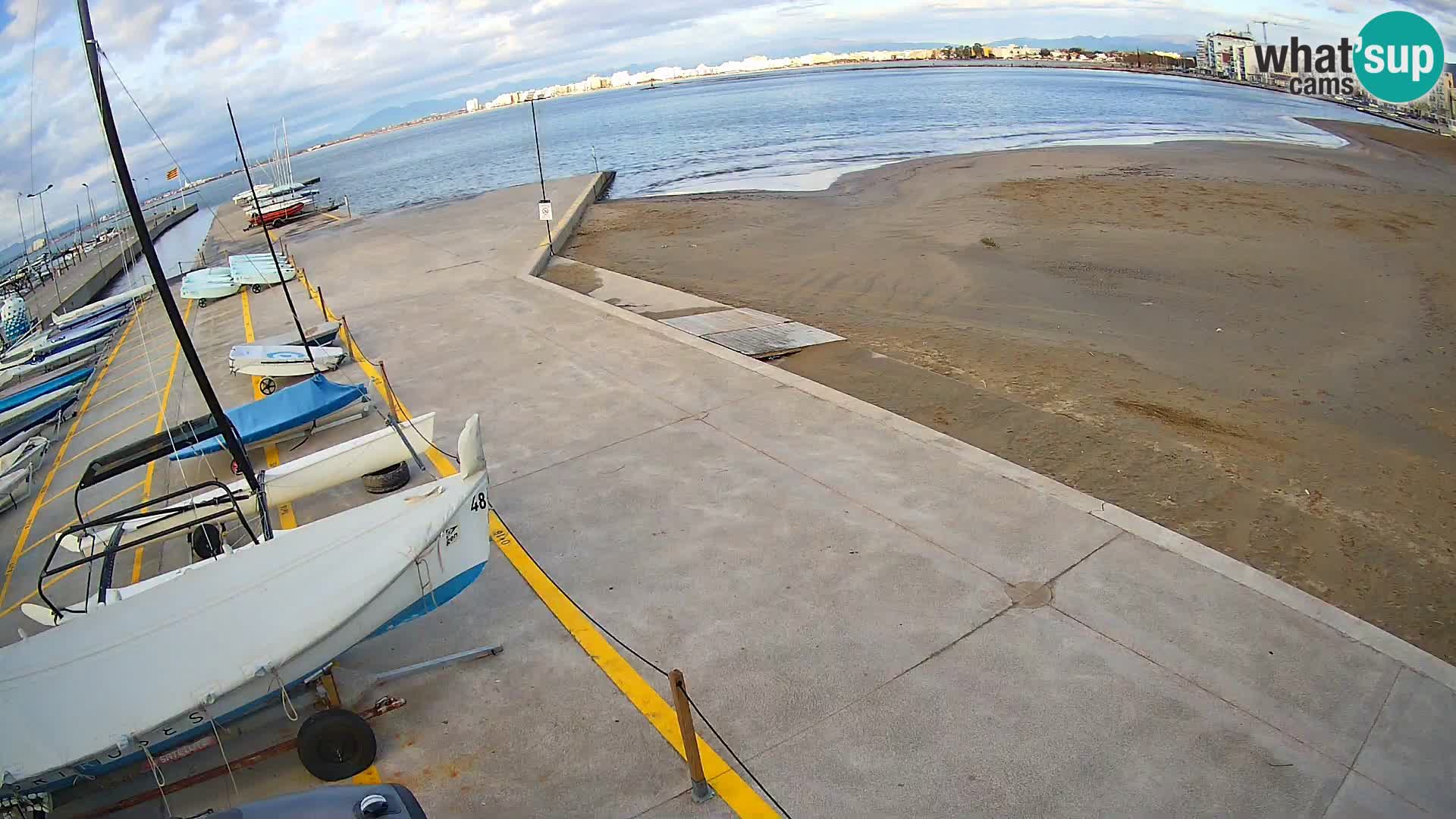 Webcam porto di Roses – Costa Brava – spiaggia La Perola