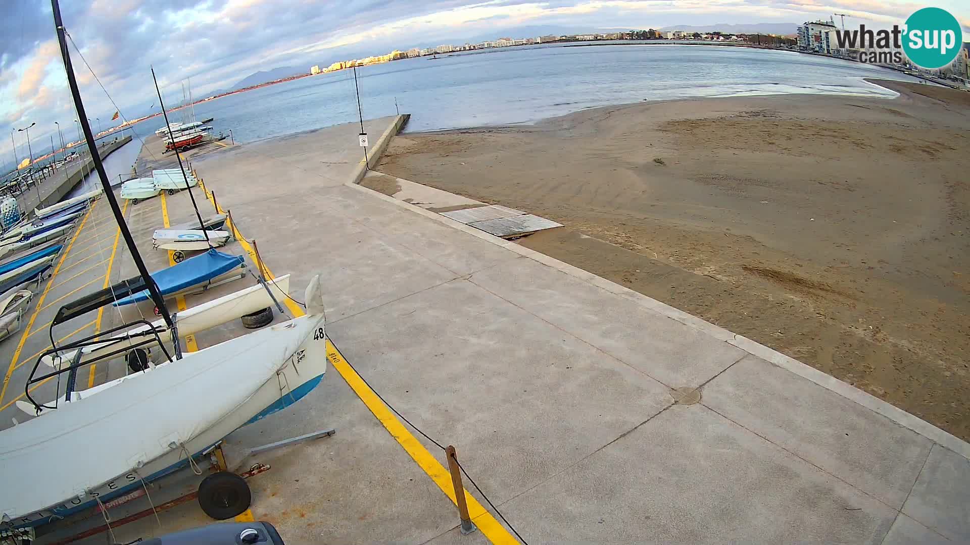 Webcam porto di Roses – Costa Brava – spiaggia La Perola