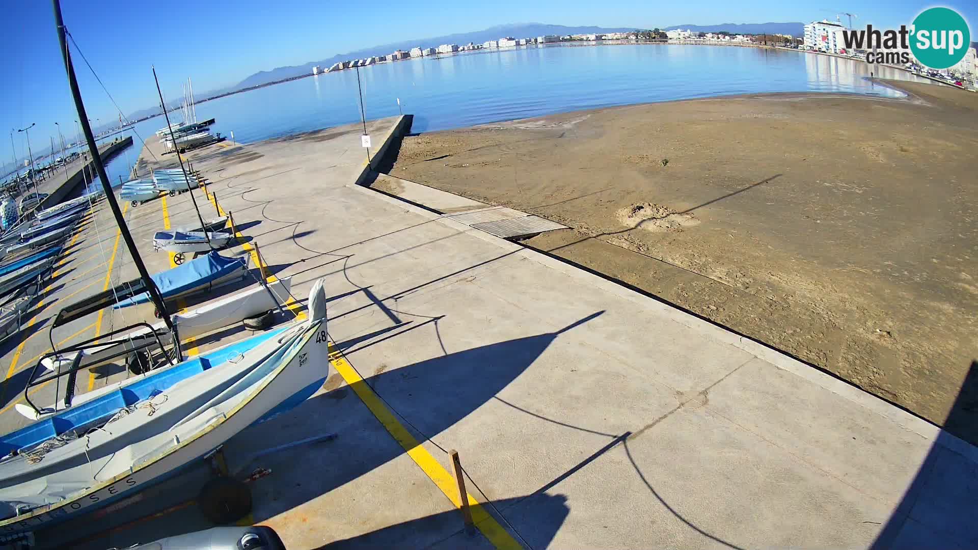 Kamera Roses marina – Costa Brava – plaža La Perola