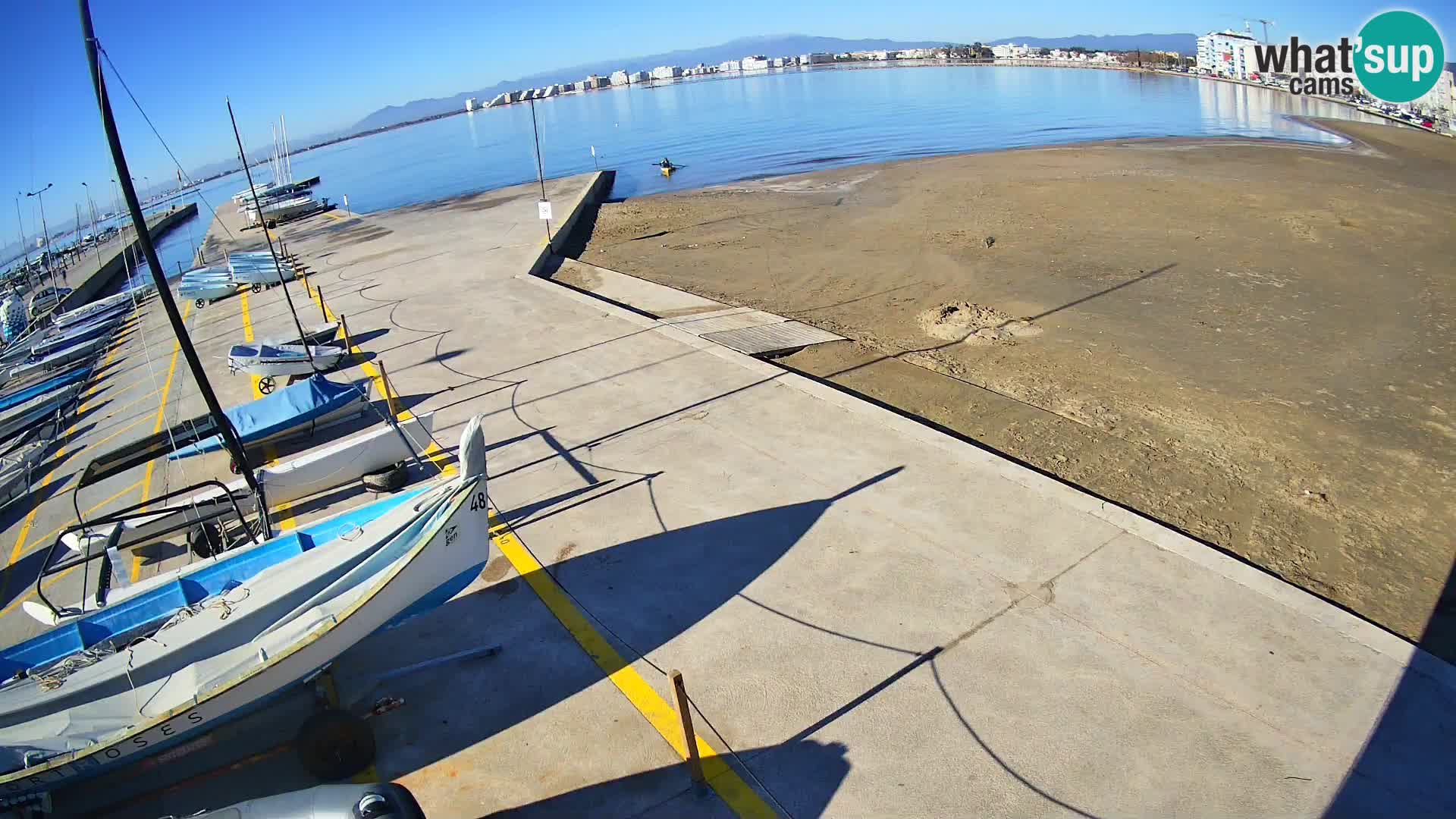 Webcam porto di Roses – Costa Brava – spiaggia La Perola