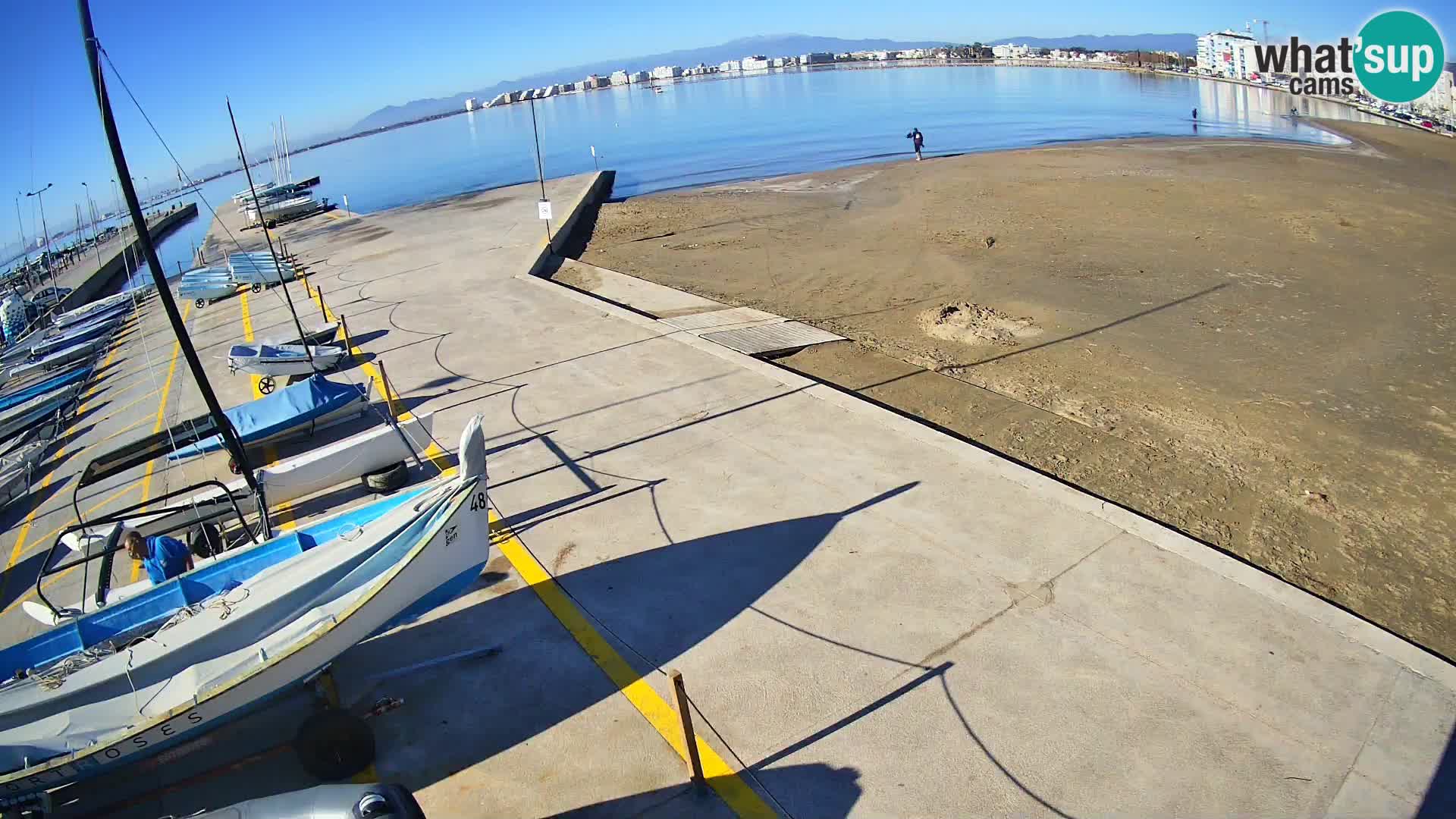 Webcam porto di Roses – Costa Brava – spiaggia La Perola