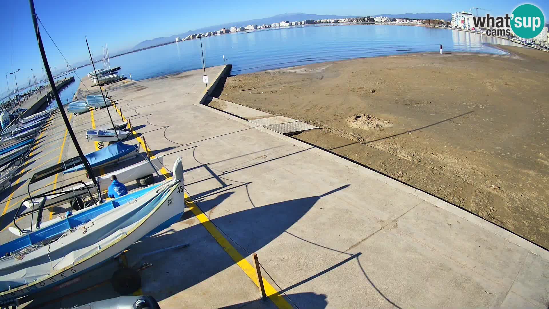 Webcam porto di Roses – Costa Brava – spiaggia La Perola