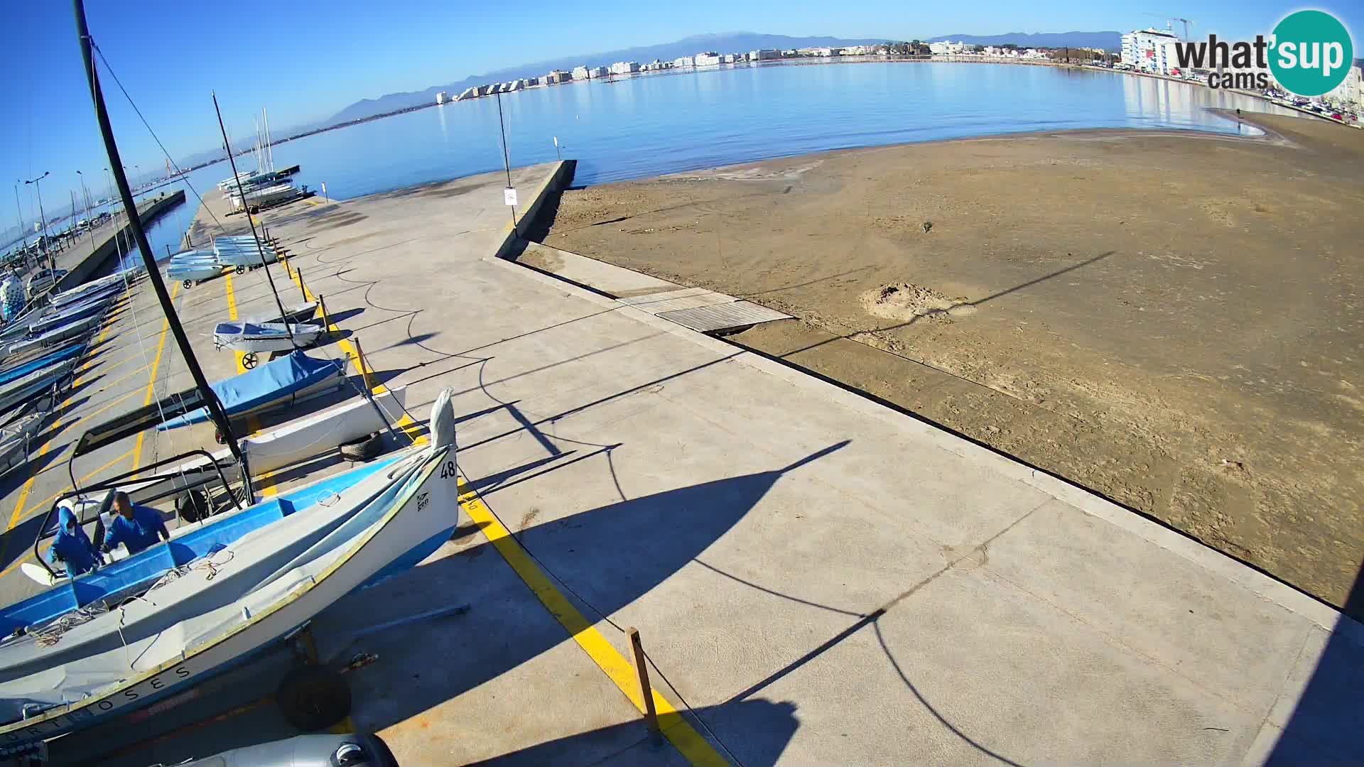 Webcam porto di Roses – Costa Brava – spiaggia La Perola