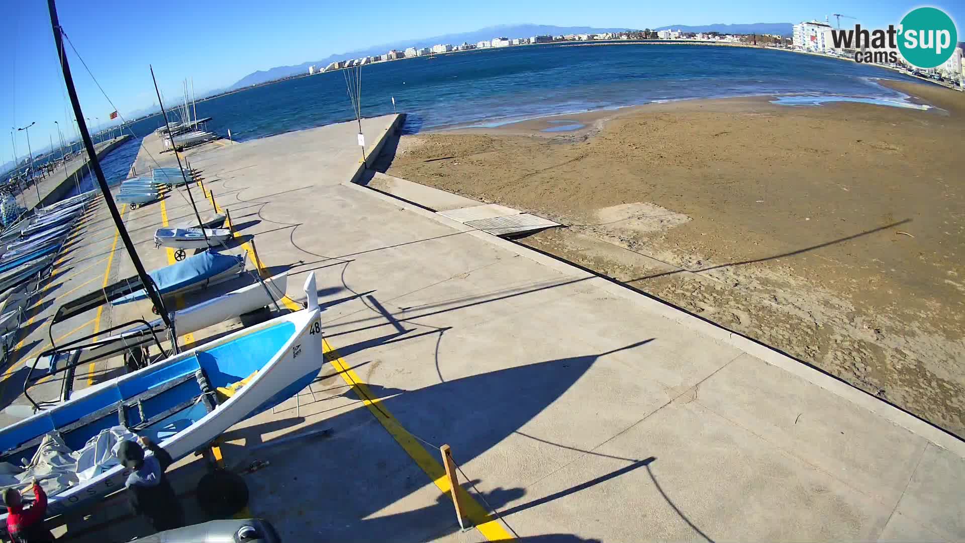 Webcam porto di Roses – Costa Brava – spiaggia La Perola