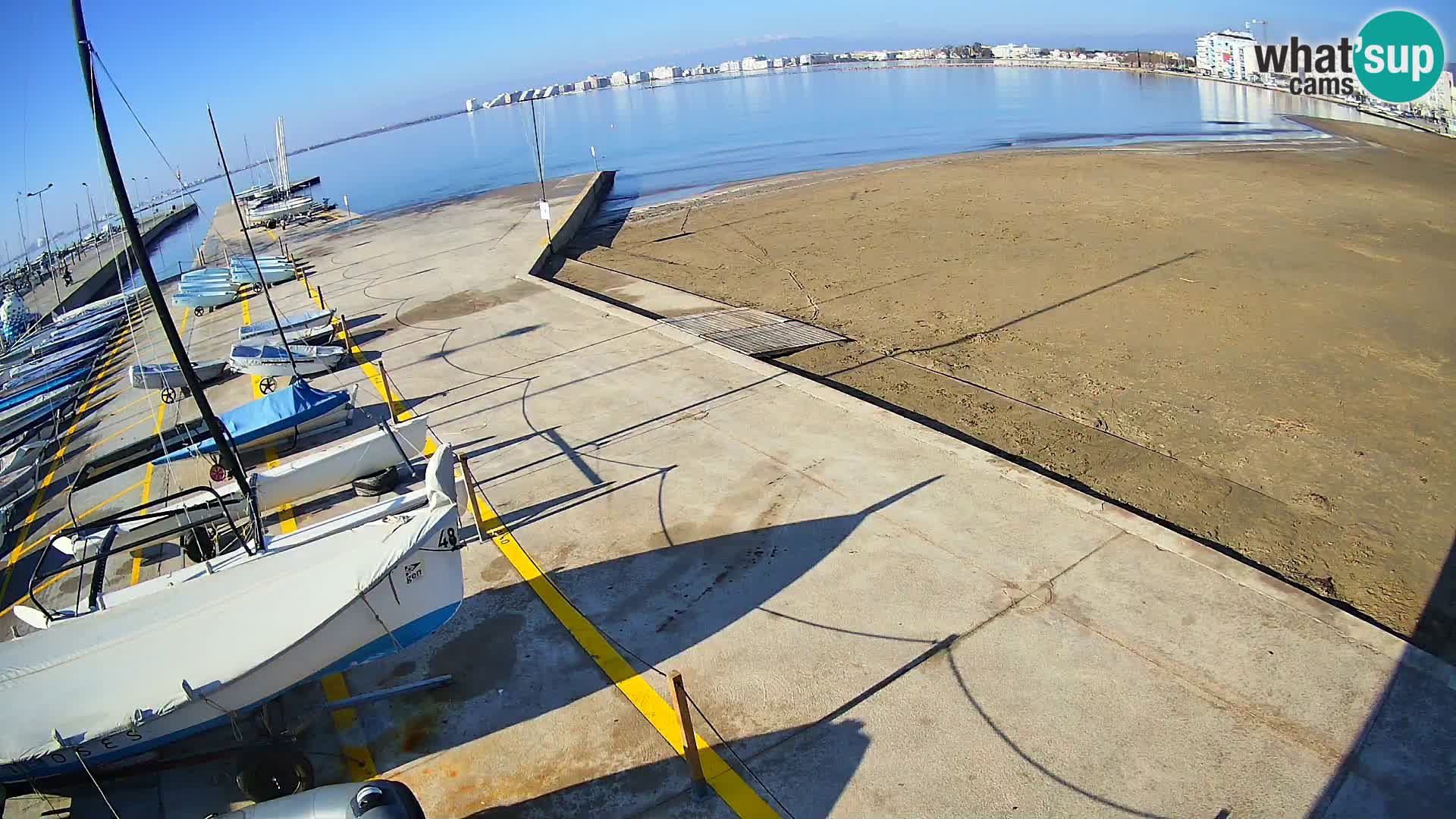 Webcam porto di Roses – Costa Brava – spiaggia La Perola