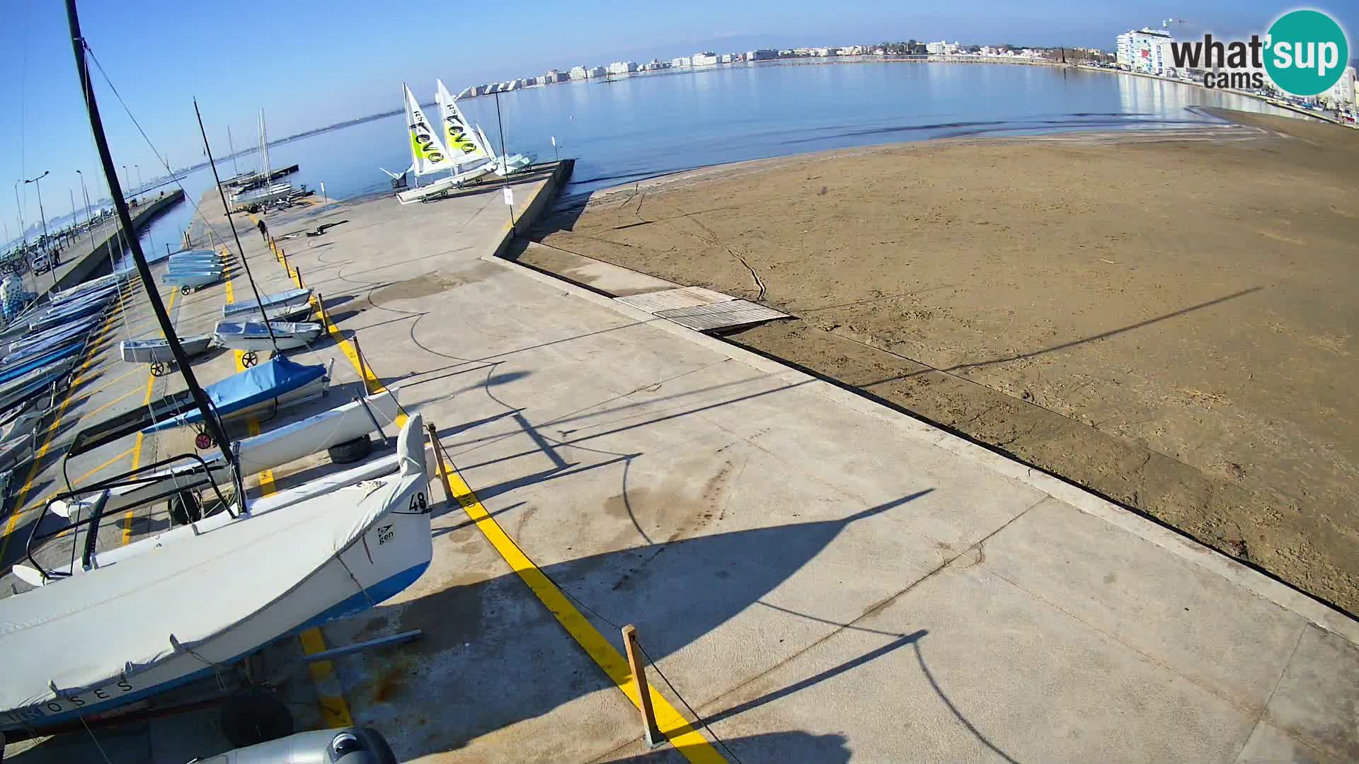 Webcam porto di Roses – Costa Brava – spiaggia La Perola