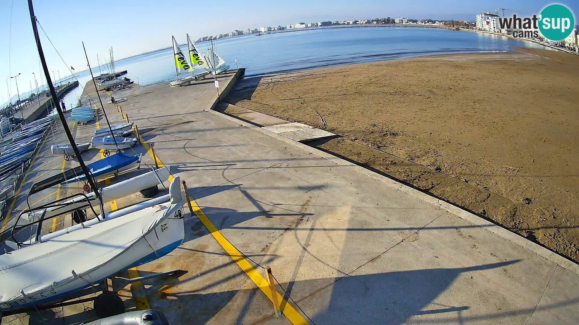 Webcam porto di Roses – Costa Brava – spiaggia La Perola