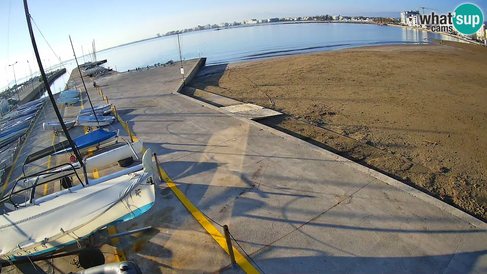 Webcam porto di Roses – Costa Brava – spiaggia La Perola