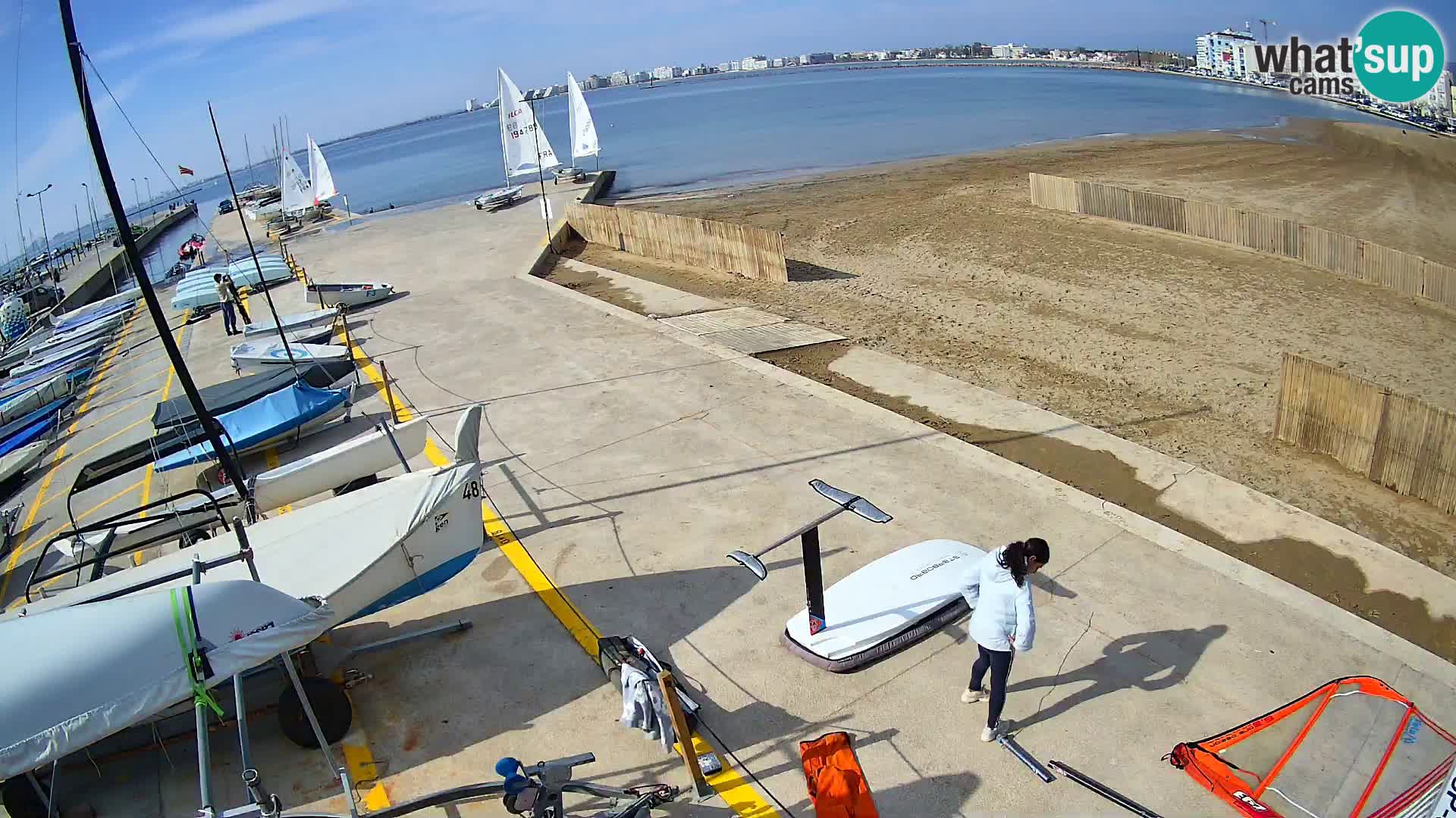 Webcam porto di Roses – Costa Brava – spiaggia La Perola