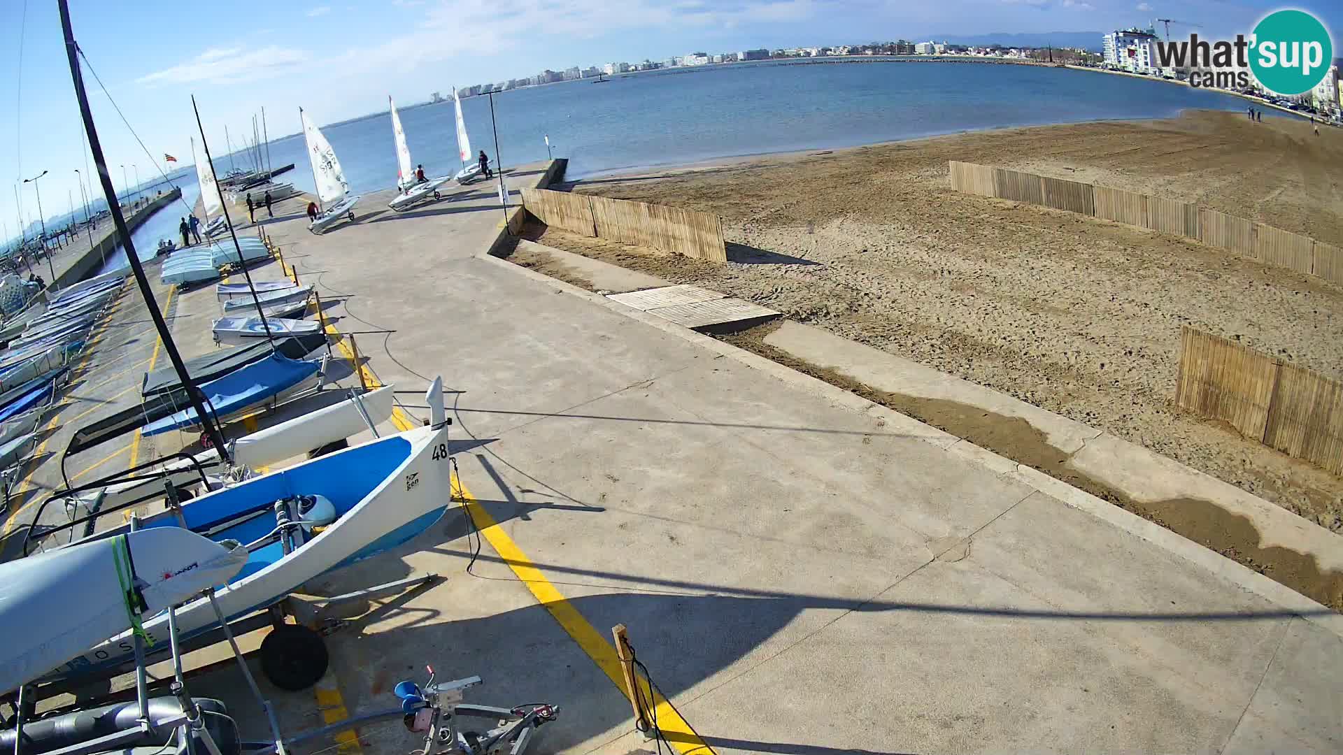 Webcam porto di Roses – Costa Brava – spiaggia La Perola