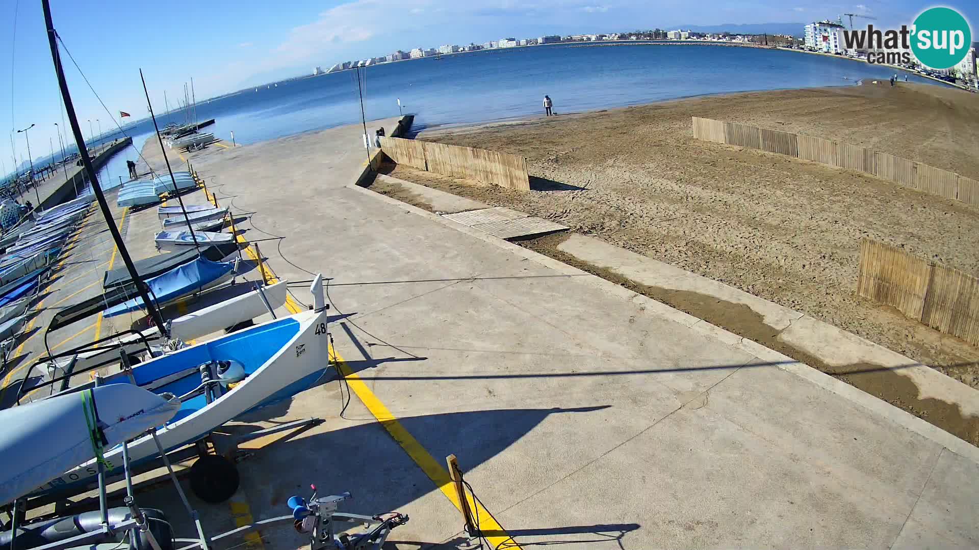 Webcam porto di Roses – Costa Brava – spiaggia La Perola