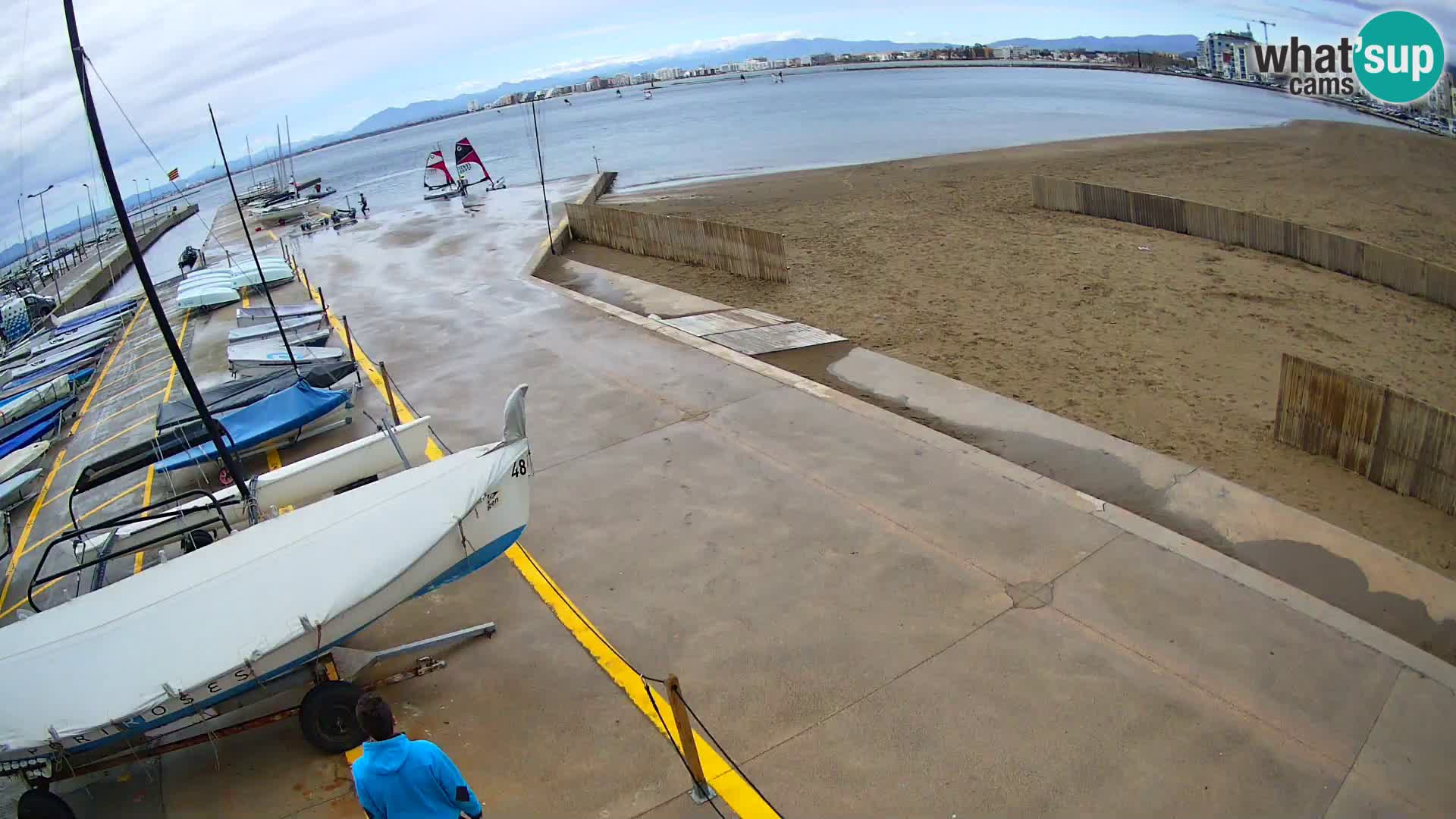 Webcam porto di Roses – Costa Brava – spiaggia La Perola