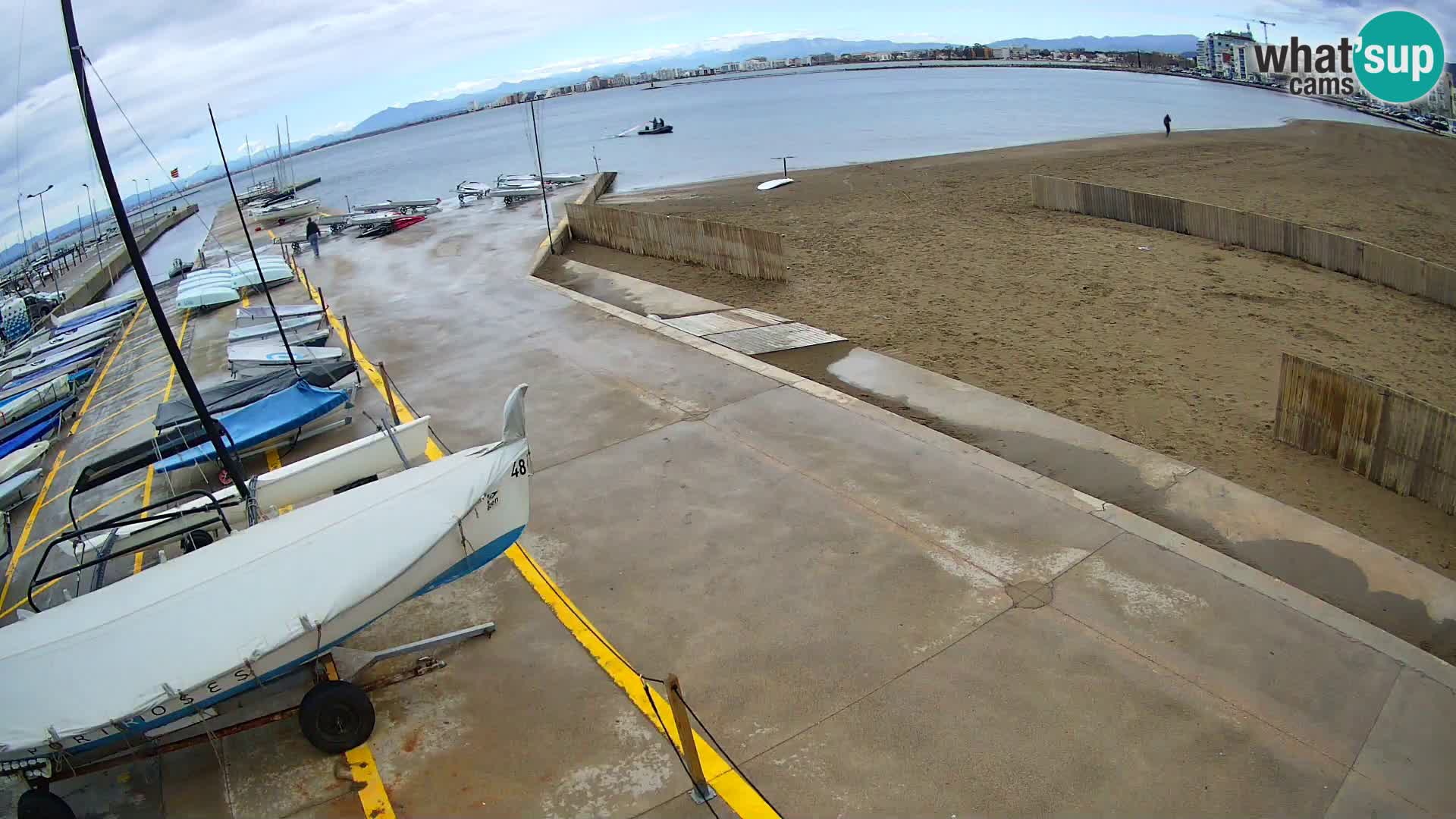 Webcam porto di Roses – Costa Brava – spiaggia La Perola