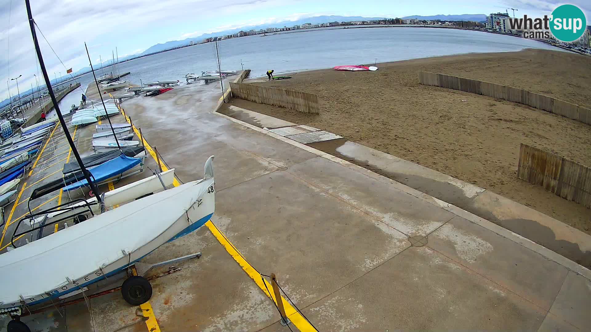 Webcam porto di Roses – Costa Brava – spiaggia La Perola