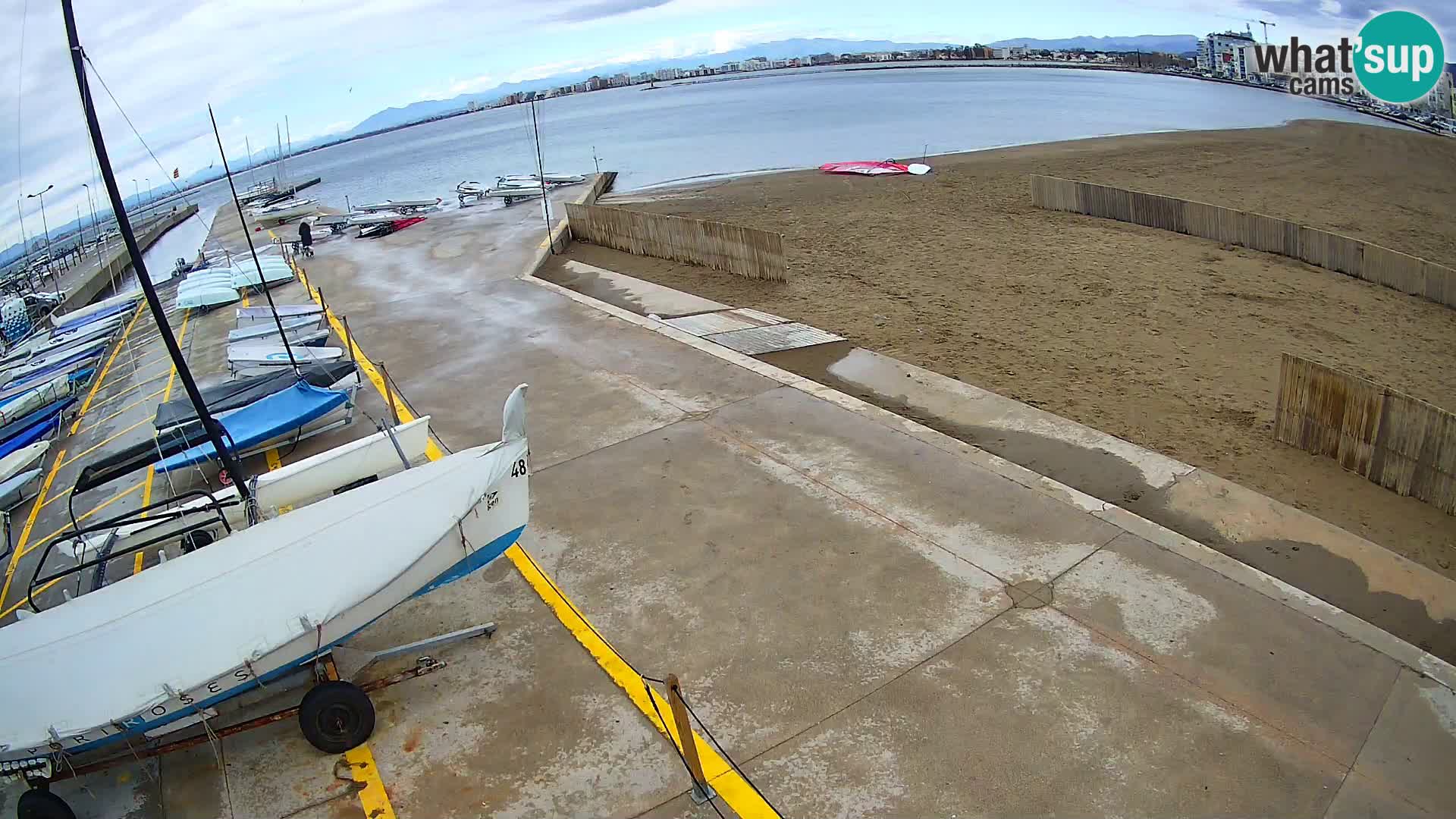 Webcam porto di Roses – Costa Brava – spiaggia La Perola