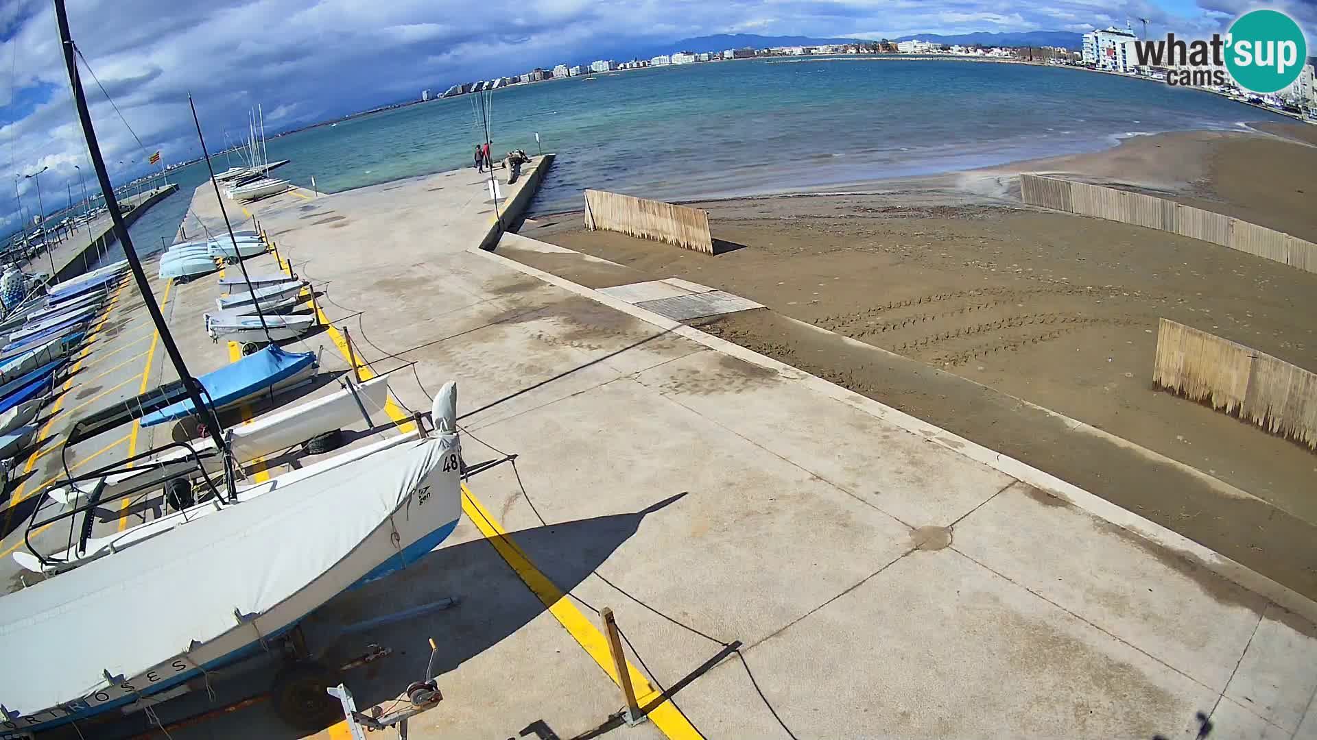 Webcam porto di Roses – Costa Brava – spiaggia La Perola