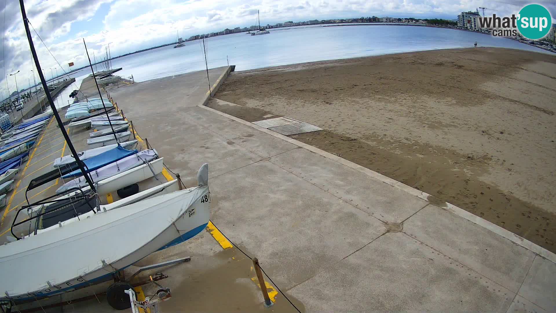 Webcam porto di Roses – Costa Brava – spiaggia La Perola