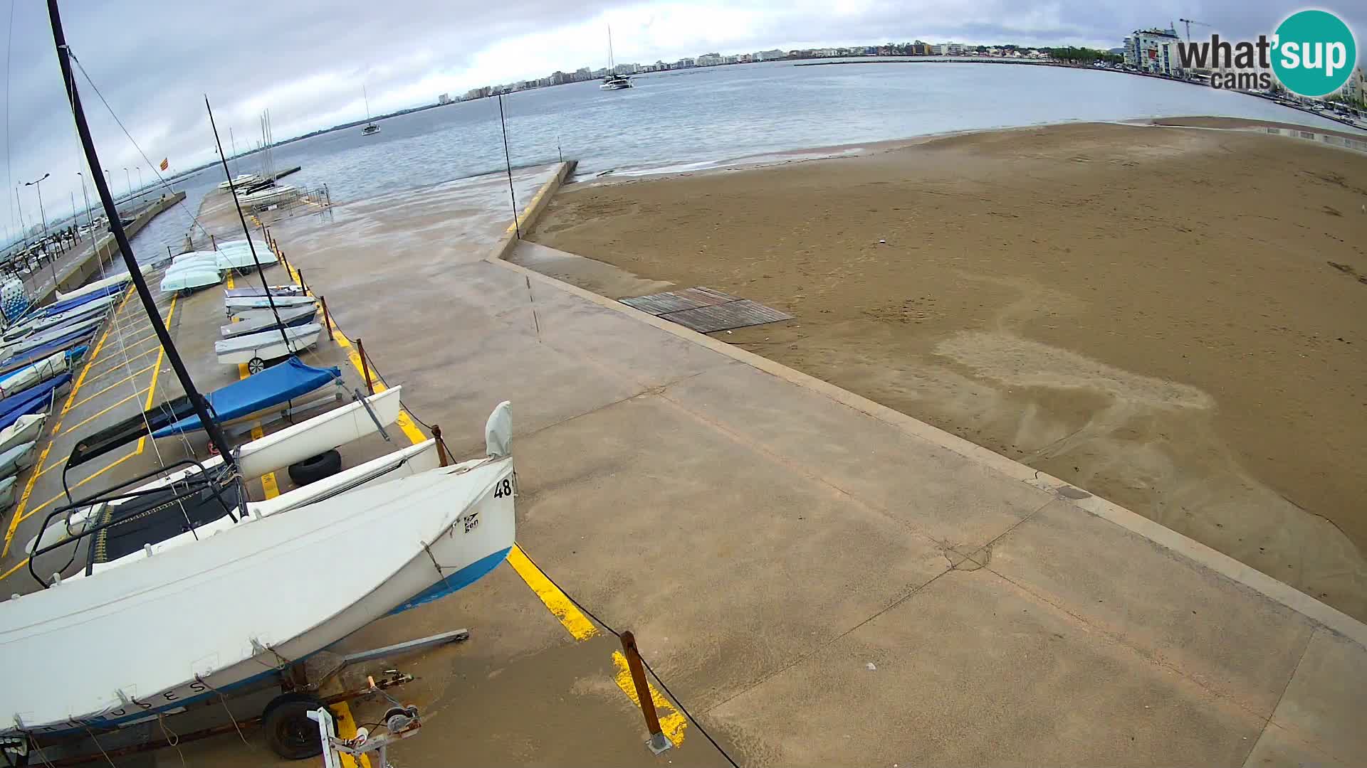 Webcam porto di Roses – Costa Brava – spiaggia La Perola