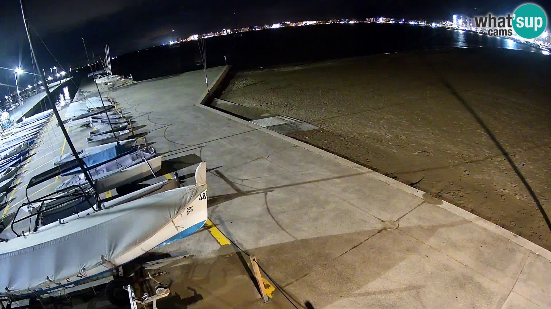 Roses webcam Port – Costa Brava – plage La Perola