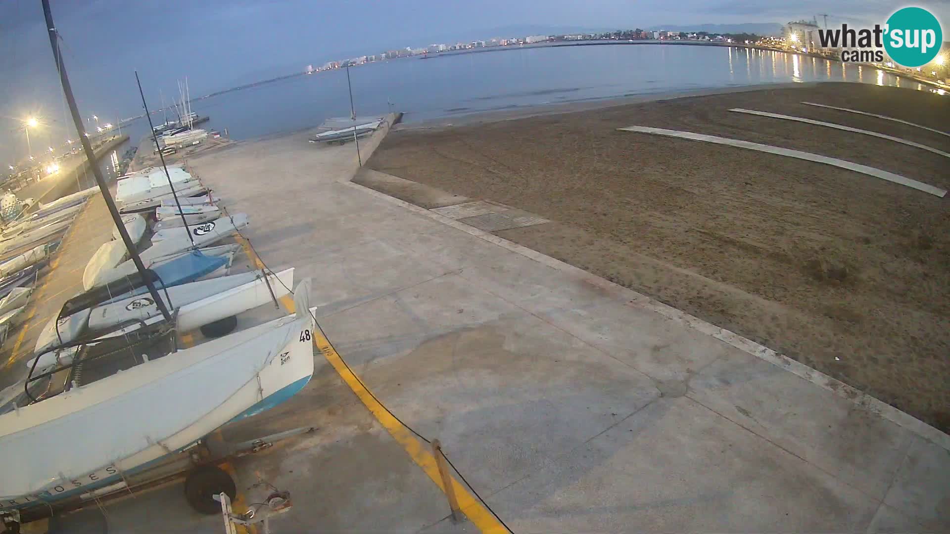 Webcam Hafen von Roses – Costa Brava – Strand La Perola
