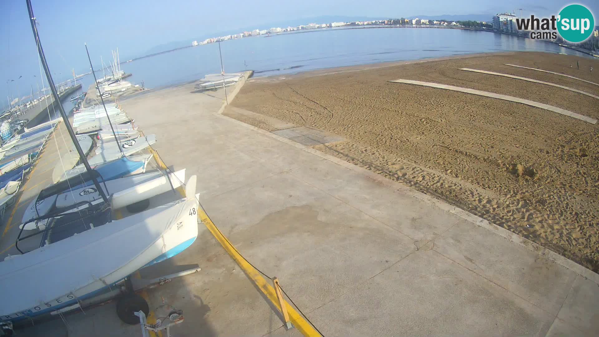 Kamera Roses marina – Costa Brava – plaža La Perola