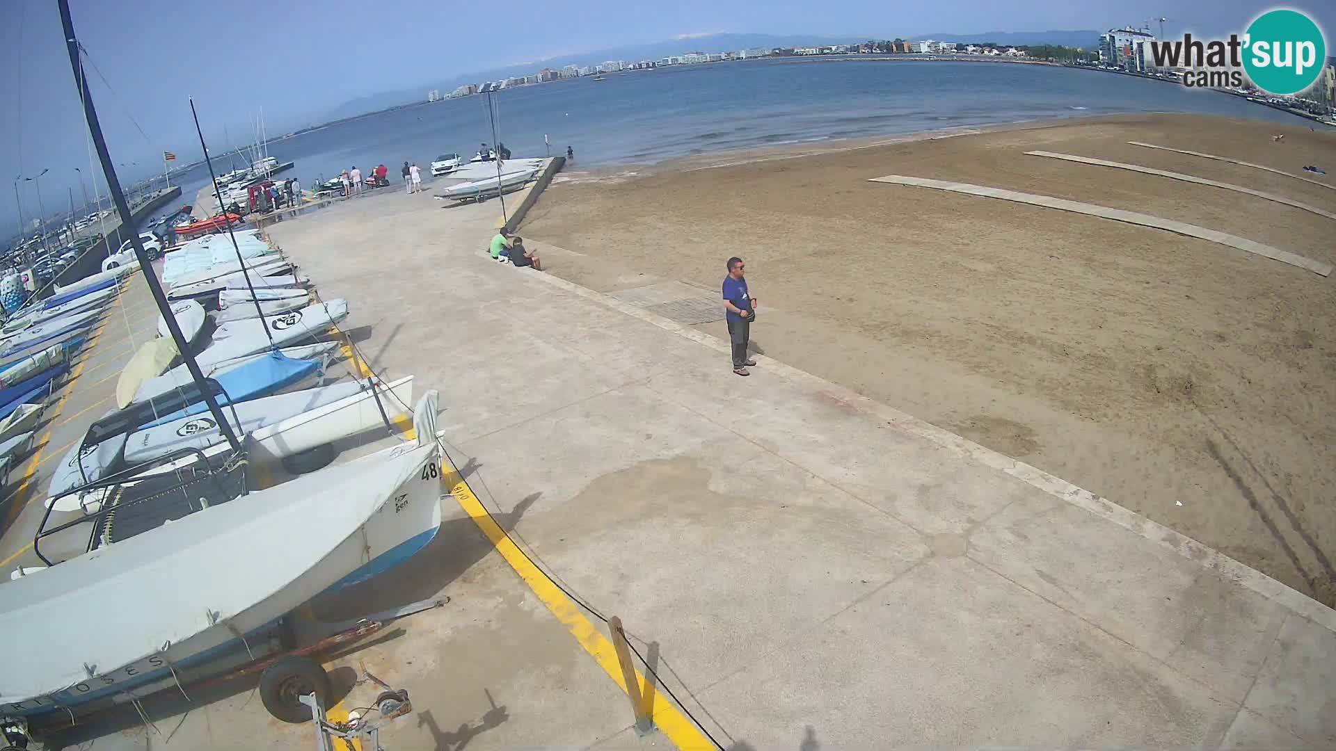 Webcam Hafen von Roses – Costa Brava – Strand La Perola