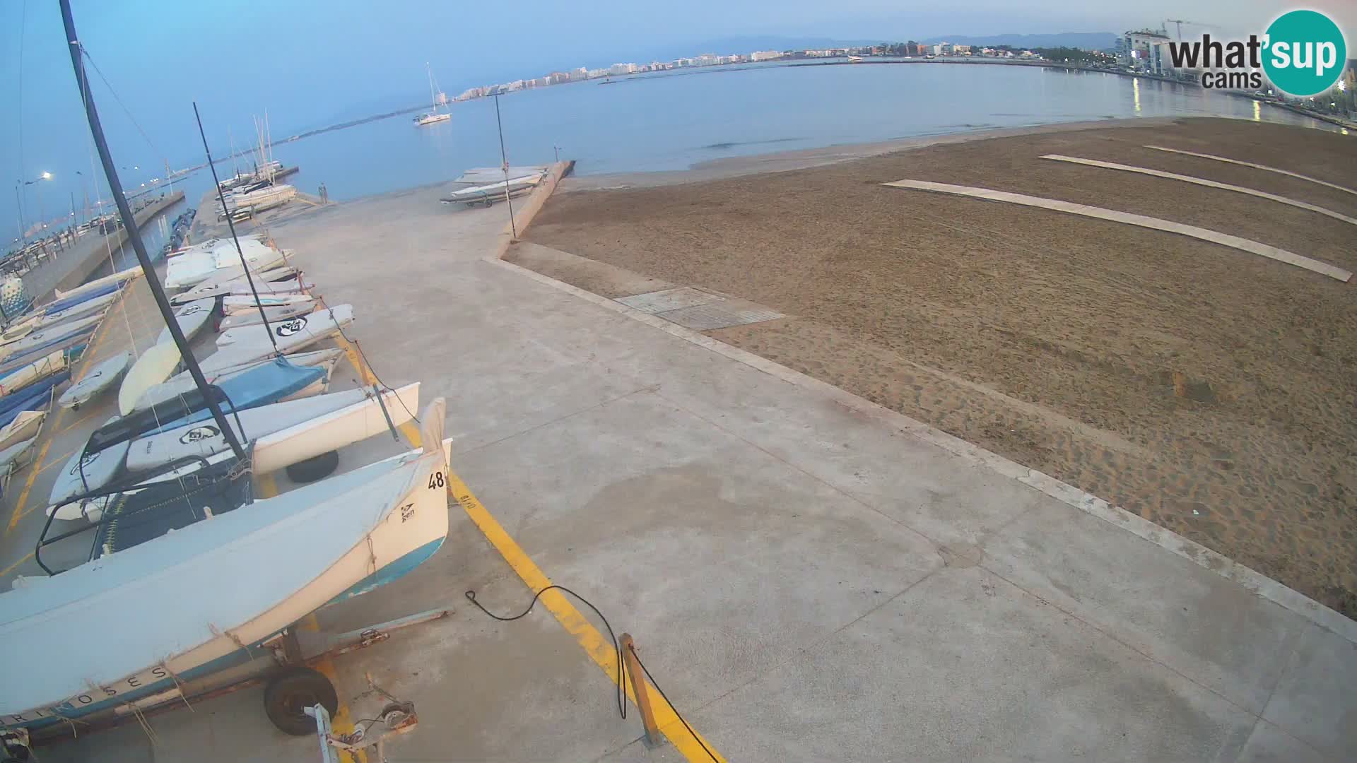 Webcam Hafen von Roses – Costa Brava – Strand La Perola