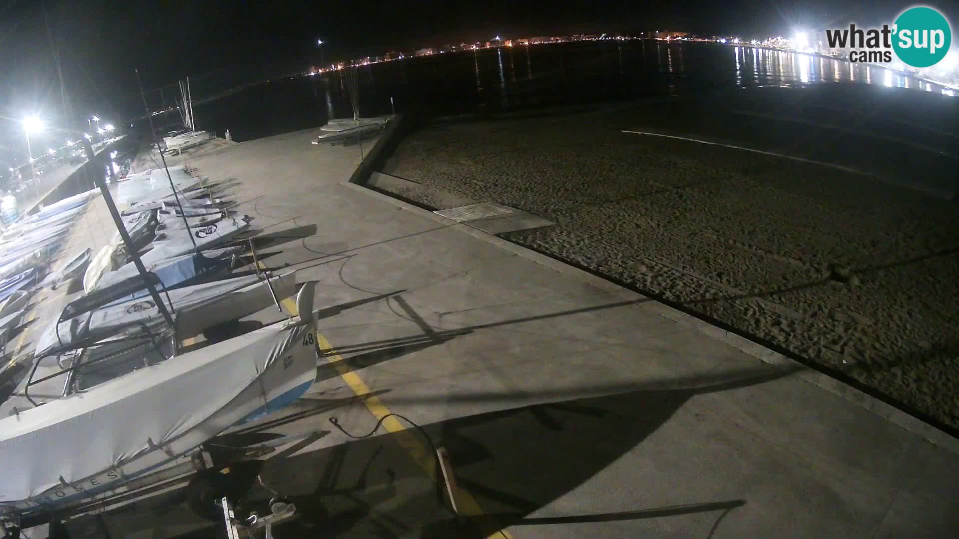 Webcam Hafen von Roses – Costa Brava – Strand La Perola