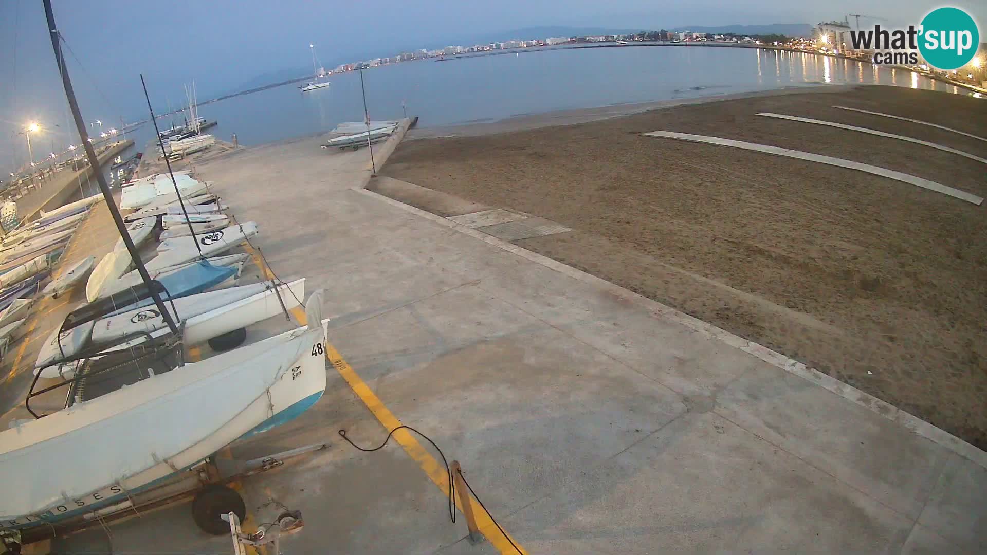 Webcam porto di Roses – Costa Brava – spiaggia La Perola