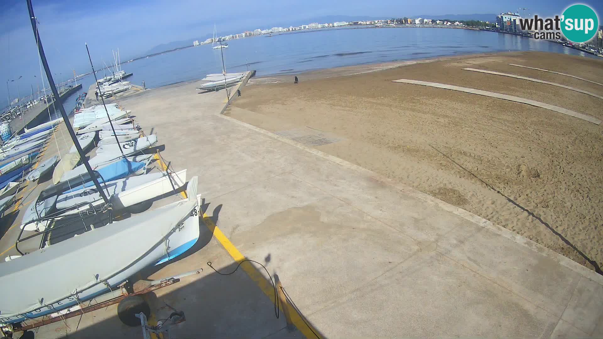 Webcam porto di Roses – Costa Brava – spiaggia La Perola