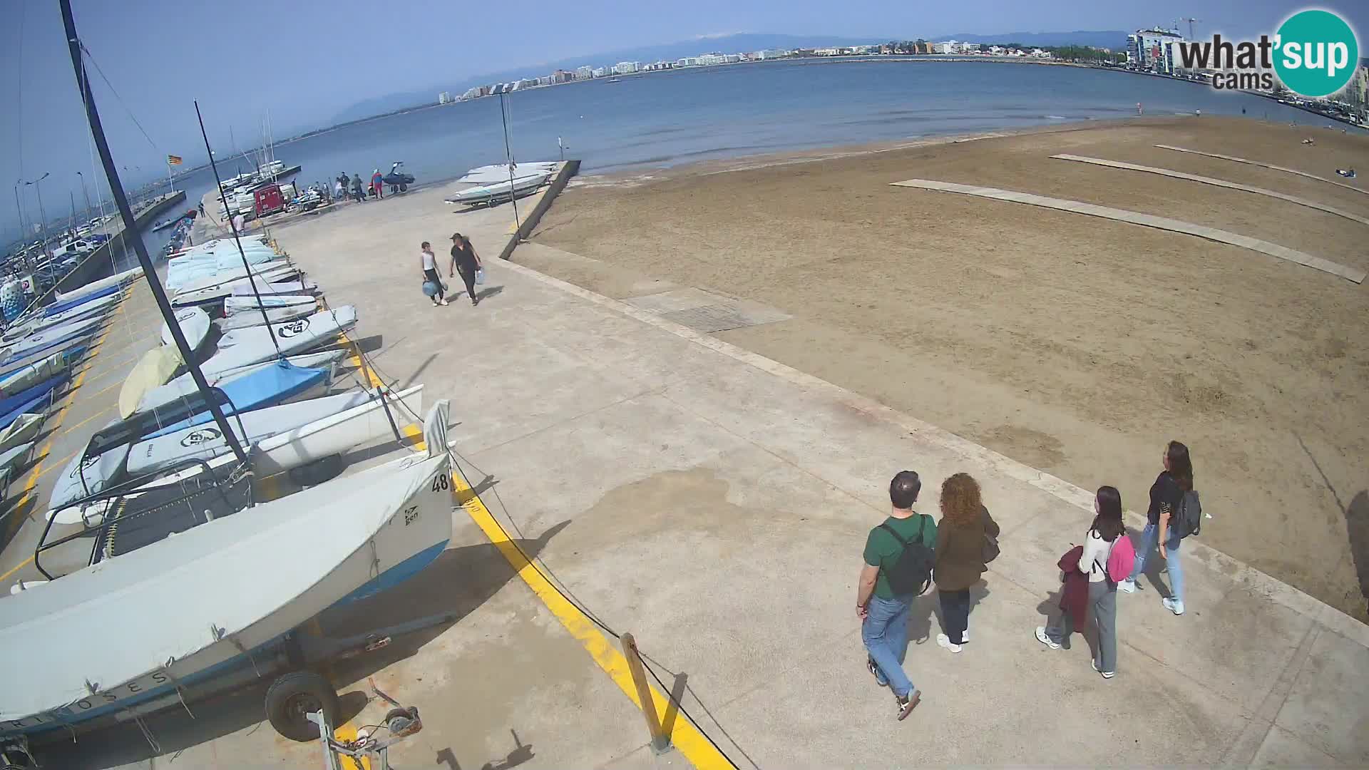 Roses webcam Port – Costa Brava – plage La Perola