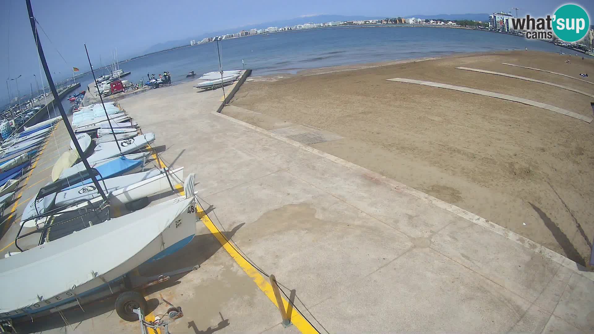 Roses webcam Port – Costa Brava – plage La Perola